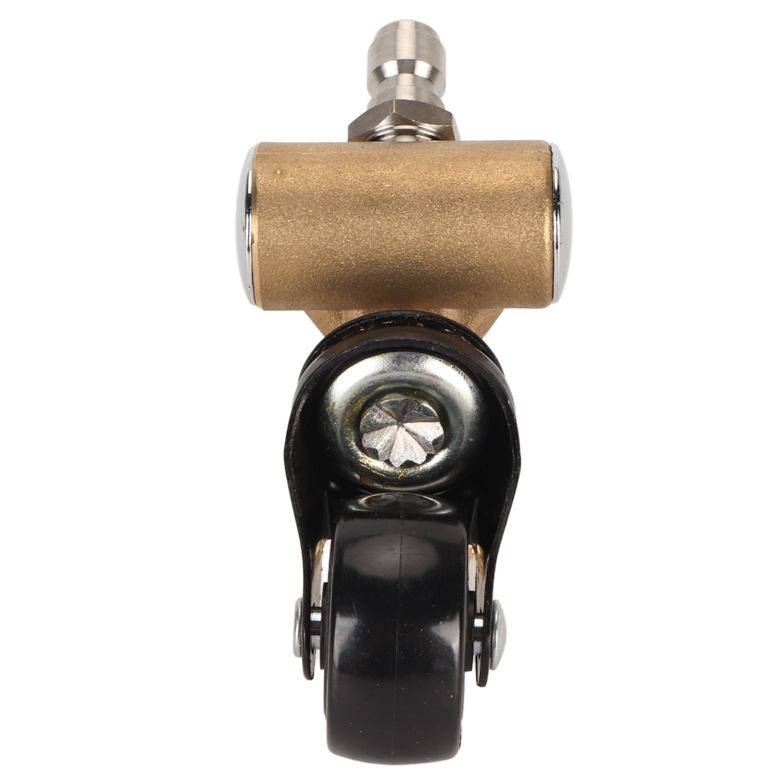 Undercarriage Cleaner Swivel Wheel with 1/4in Quick Connector Brass Pressure Washer Adapter Joint Wheel Attachment for Road Cleaning - Image 8