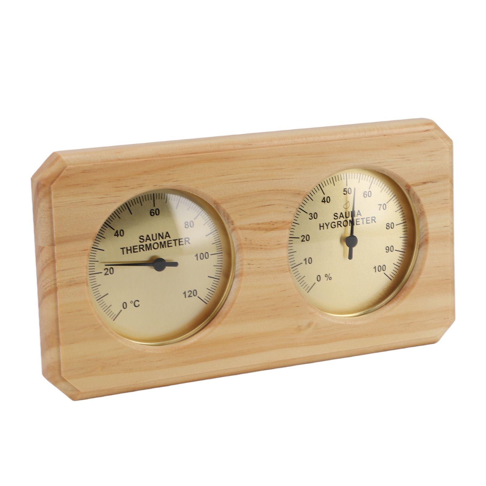 Wooden Sauna Thermometer Hygrometer 2 in 1 Humidity Temperature Measurement Indoor Thermometer Humidity Gauge for Hotel Sauna Room - Image 4