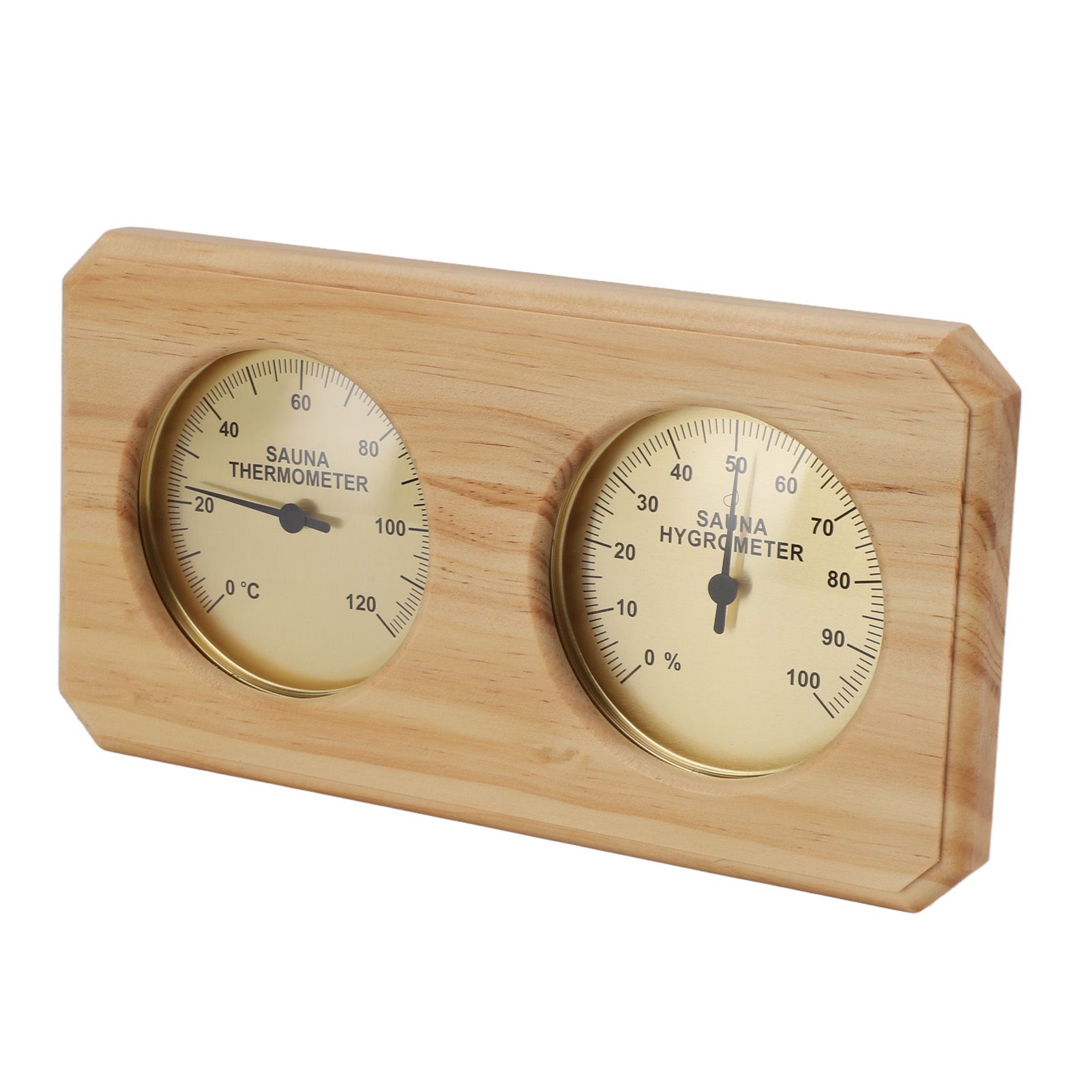 Wooden Sauna Thermometer Hygrometer 2 in 1 Humidity Temperature Measurement Indoor Thermometer Humidity Gauge for Hotel Sauna Room - Image 5