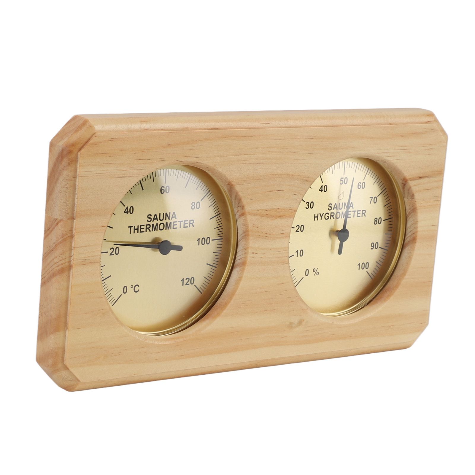 Wooden Sauna Thermometer Hygrometer 2 in 1 Humidity Temperature Measurement Indoor Thermometer Humidity Gauge for Hotel Sauna Room - Image 8