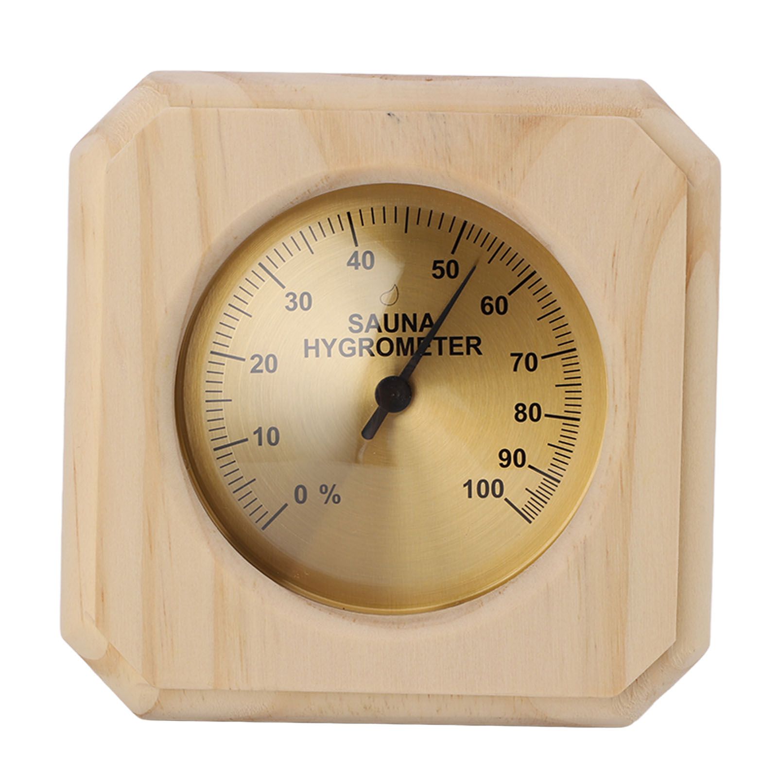 Wooden Sauna Hygrothermograph Wall Mounted Reliable High Accuracy Sauna Humidity Temperature for Indoor - Image 1