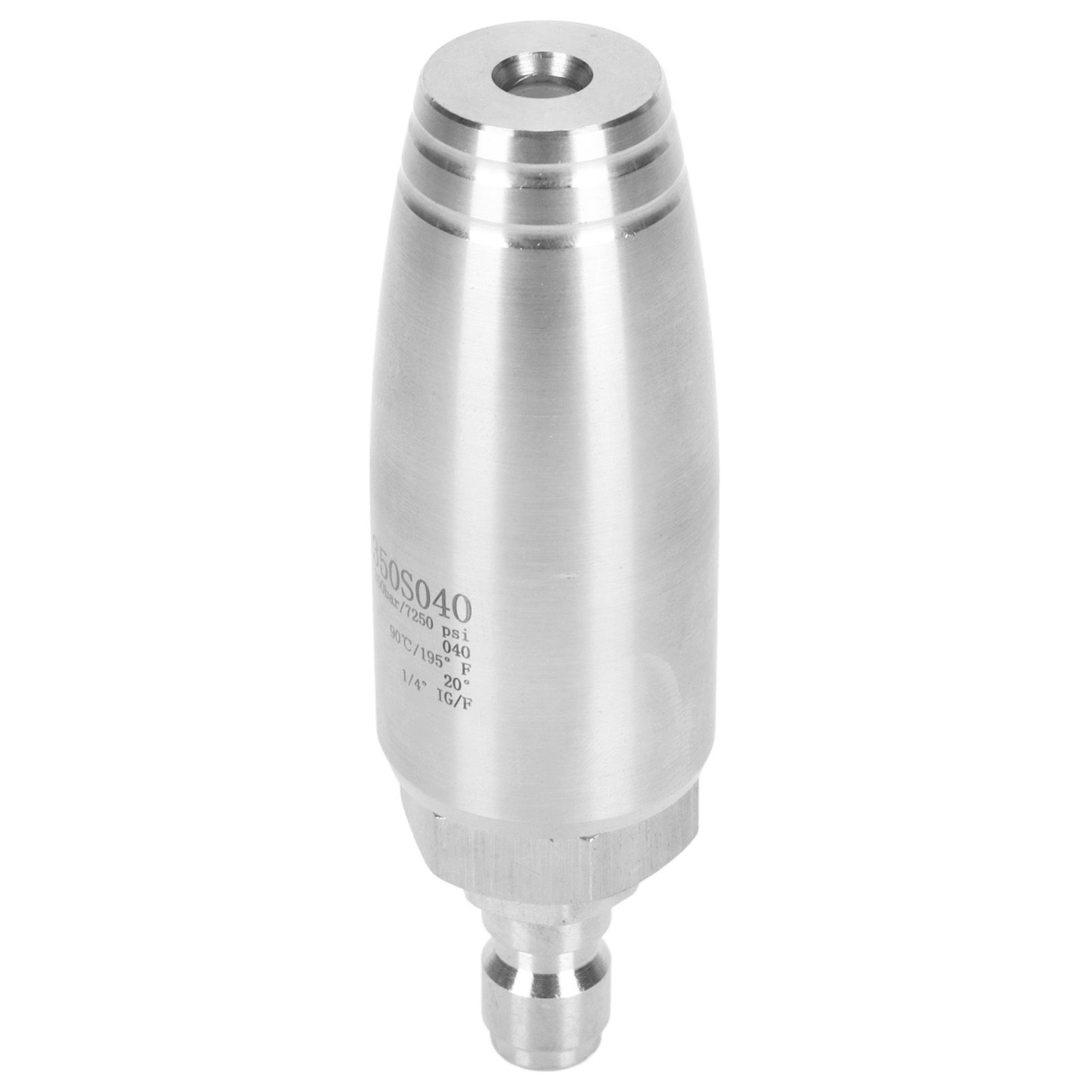 High Pressure Rotary Nozzle 1/4inch Quick Connector 350bar Stainless Steel Pressure Washer Rotating Nozzle for Car Home Garden - Image 4