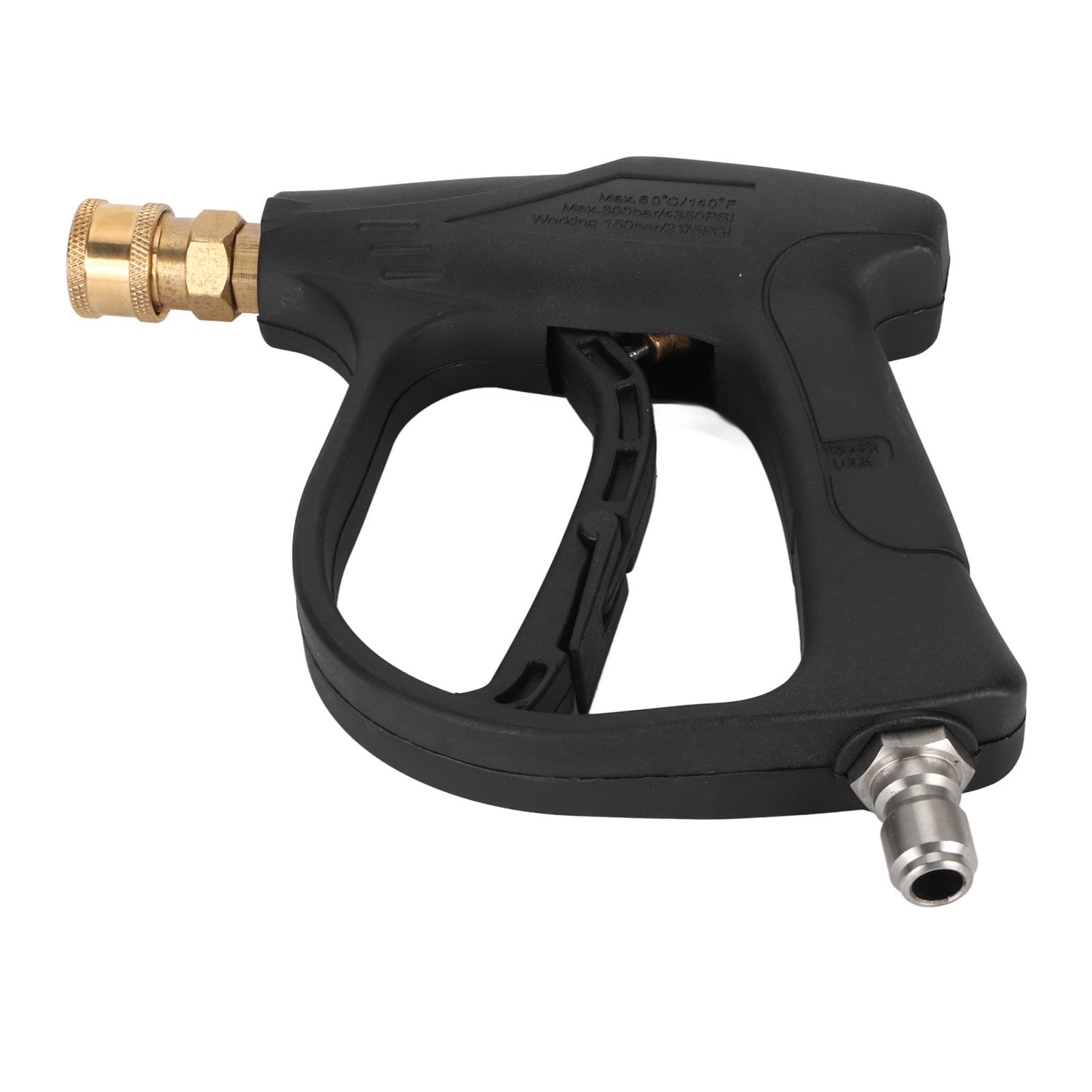 High Pressure Washer Handle Pure Copper Spool 4350PSI Pressure Washer Sprayer Handle with 3/8 Inch Quick Connector for Car Cleaning - Image 1