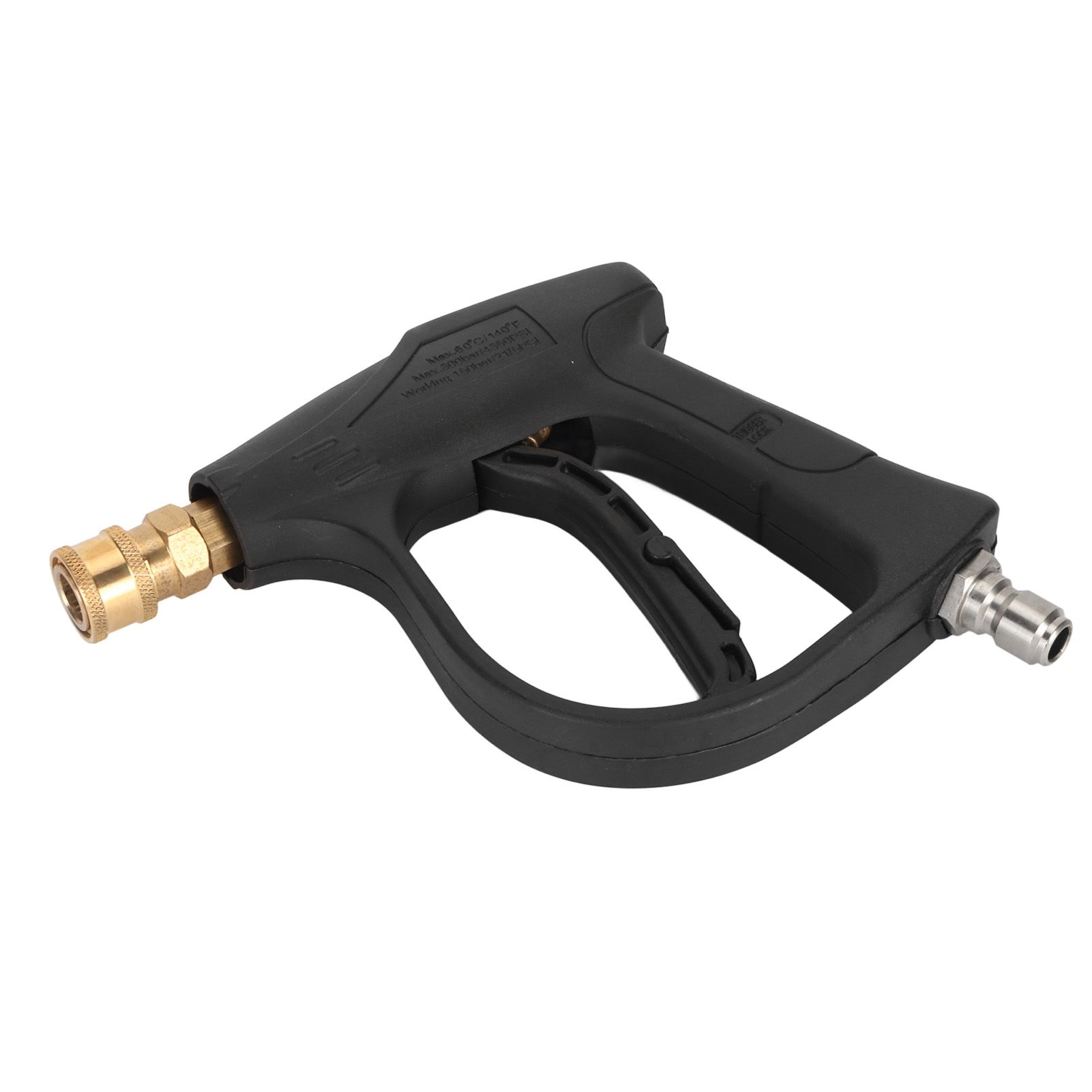 High Pressure Washer Handle Pure Copper Spool 4350PSI Pressure Washer Sprayer Handle with 3/8 Inch Quick Connector for Car Cleaning - Image 3