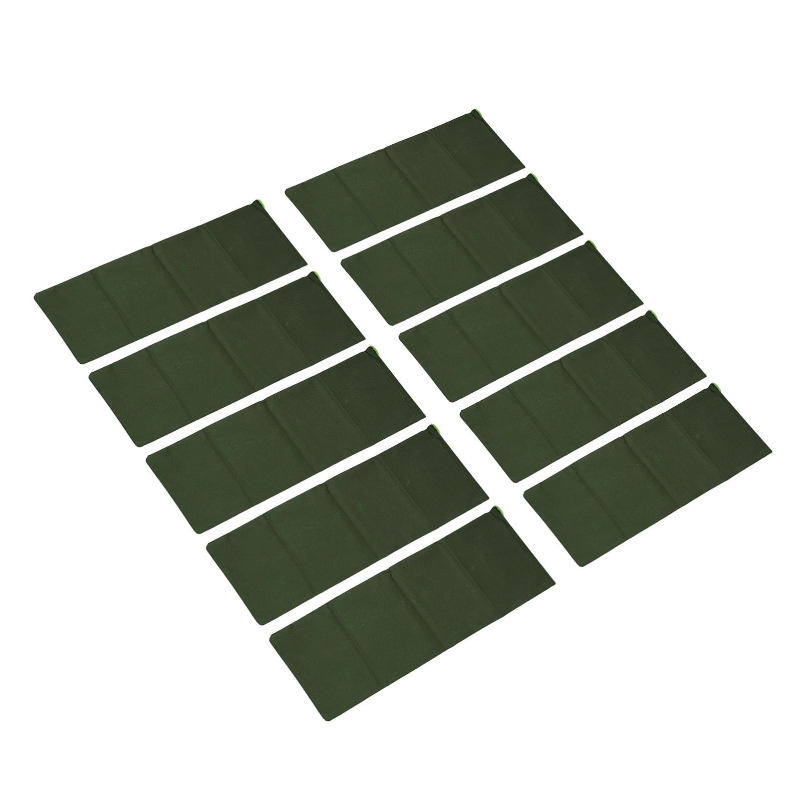 10pcs Flood Sandbags 600D Polyester Flood Prevention Bag Reusable Flood Barrier Bag for House Door Window Garage Basement Dark Green - Image 2
