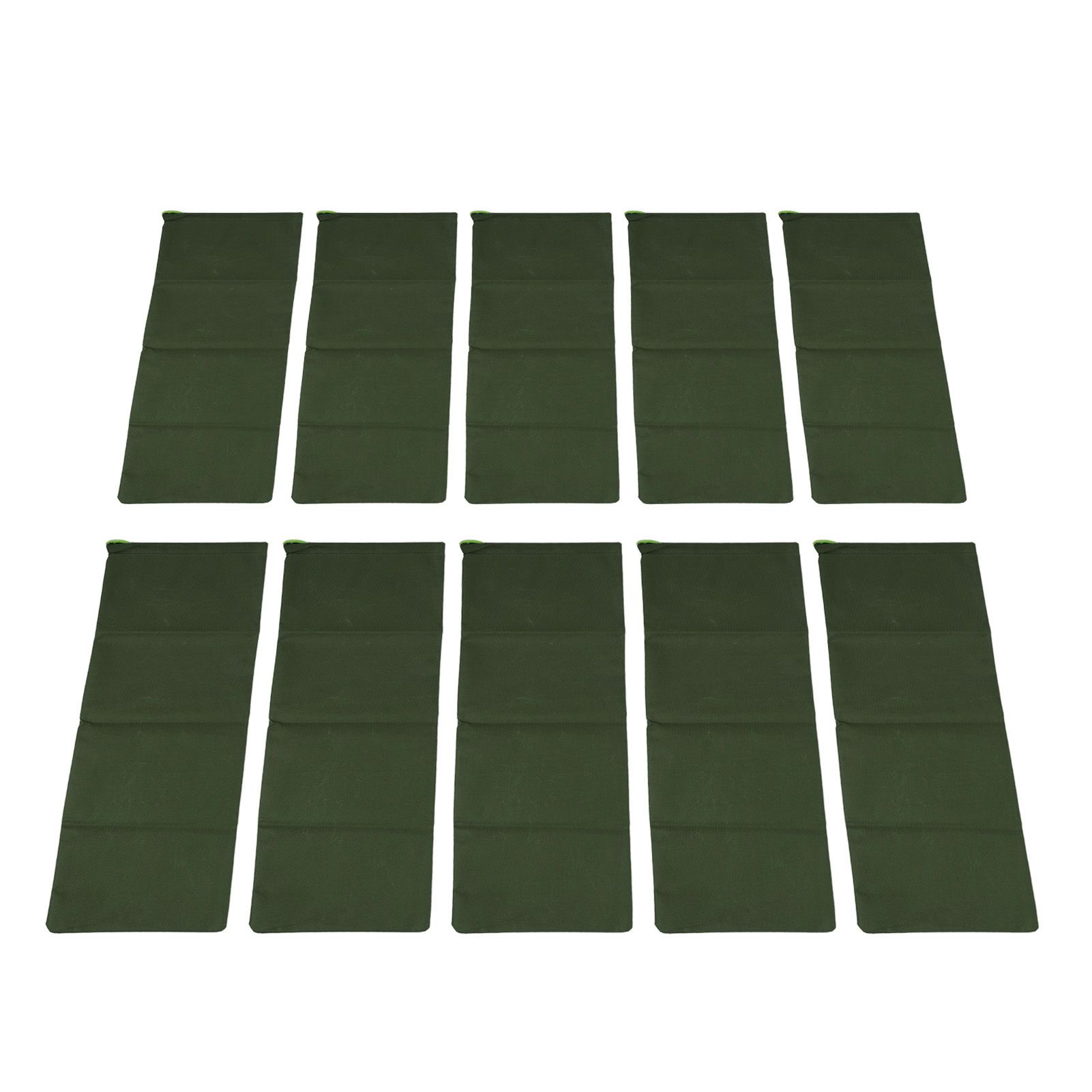 10pcs Flood Sandbags 600D Polyester Flood Prevention Bag Reusable Flood Barrier Bag for House Door Window Garage Basement Dark Green - Image 4
