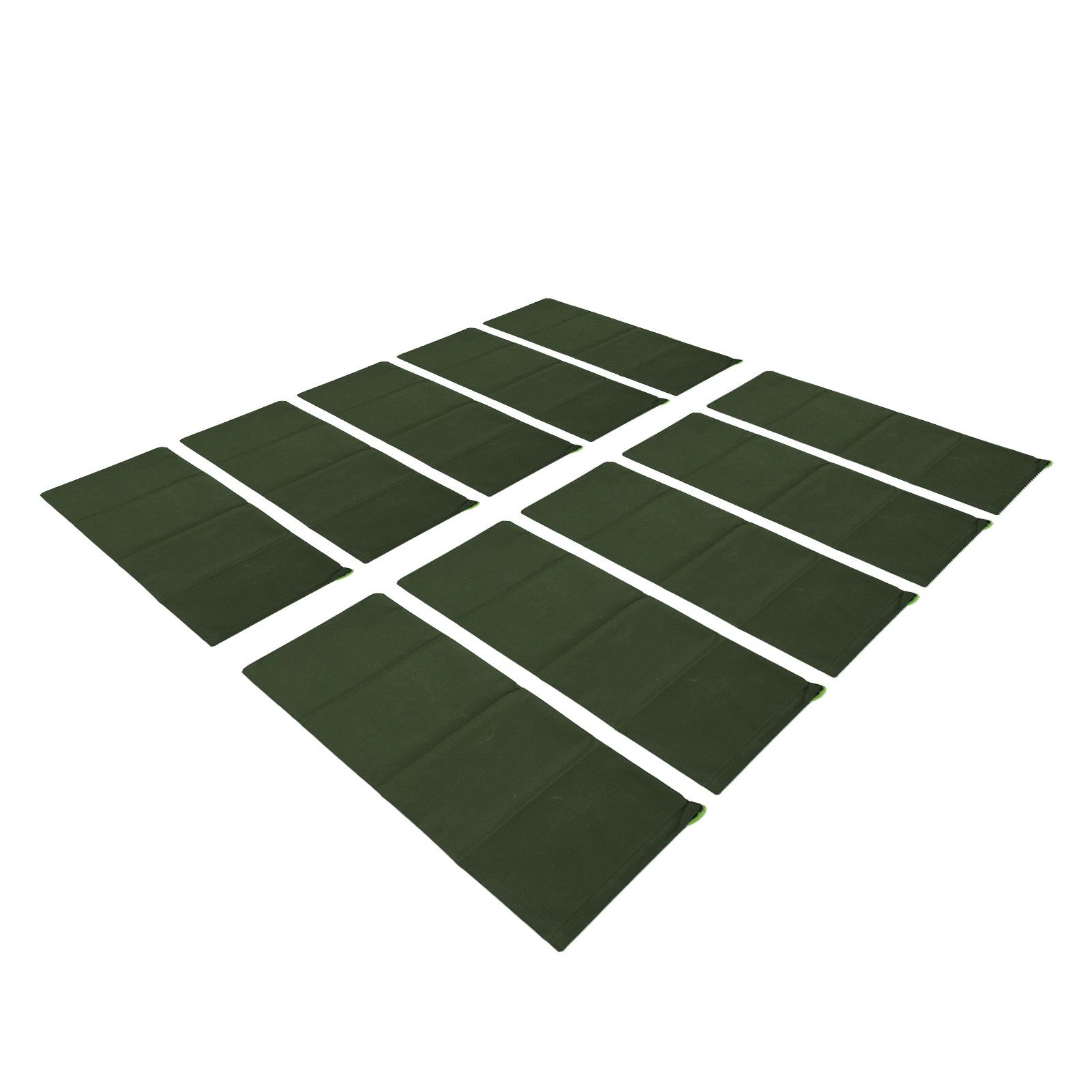 10pcs Flood Sandbags 600D Polyester Flood Prevention Bag Reusable Flood Barrier Bag for House Door Window Garage Basement Dark Green - Image 5