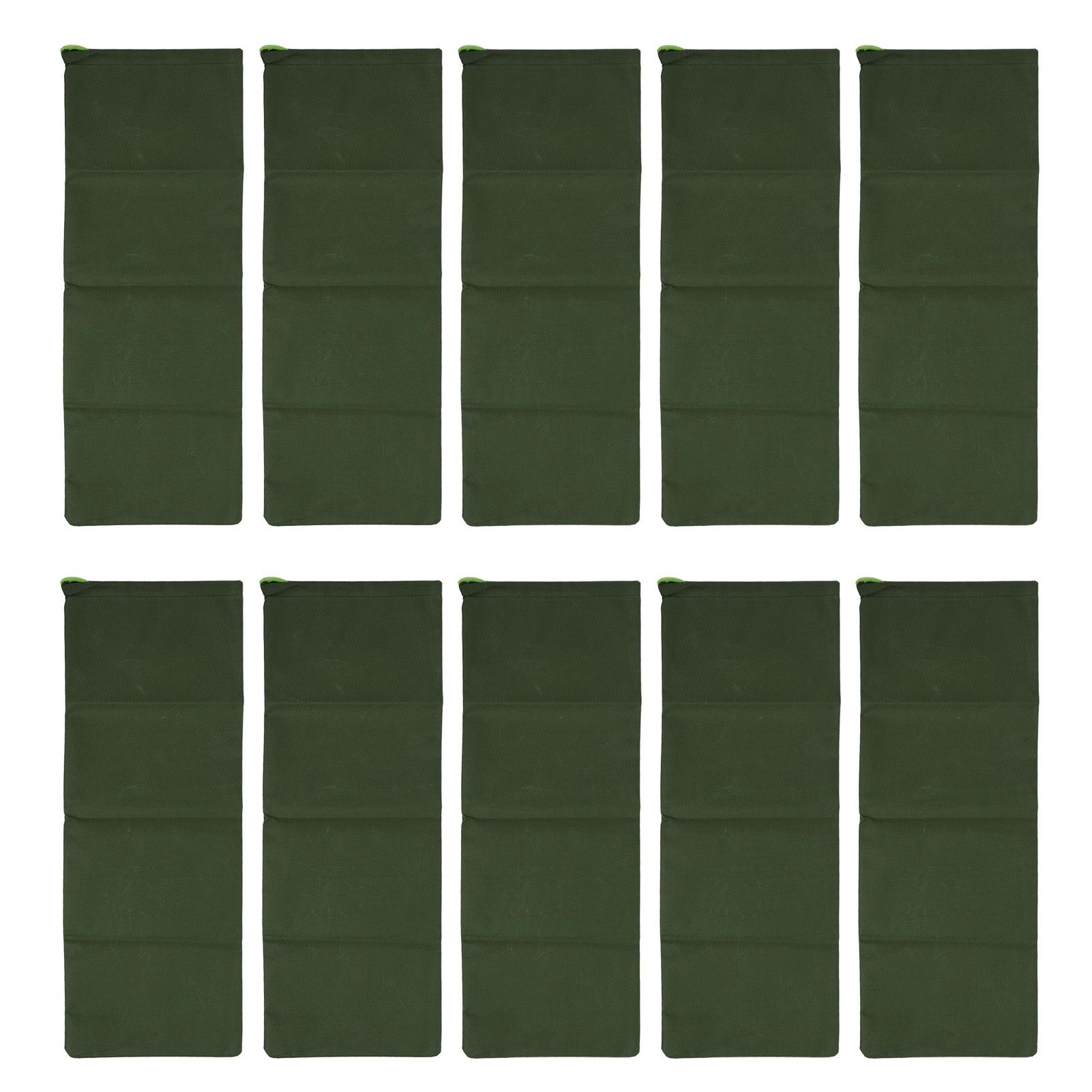 10pcs Flood Sandbags 600D Polyester Flood Prevention Bag Reusable Flood Barrier Bag for House Door Window Garage Basement Dark Green - Image 7