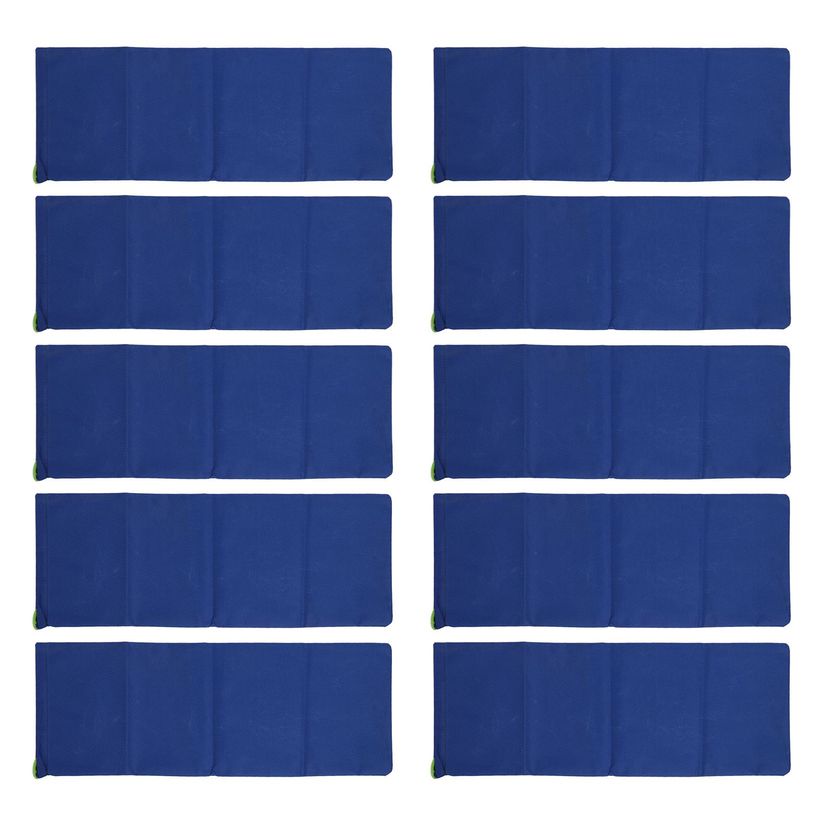 10PCS Flood Prevention Sandbags Drawstring Rain Proof Empty Flood Control Bags for House Door Garage Basement Dark Blue - Image 1