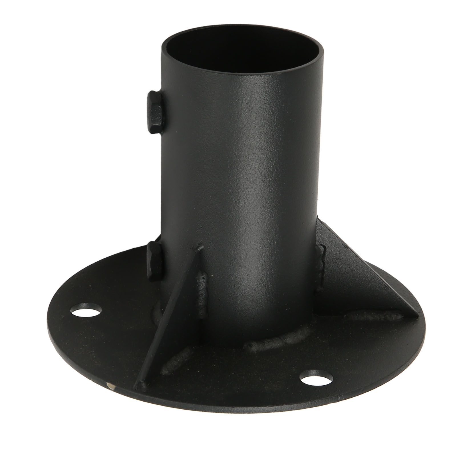 Chain Link Fence Pole Floor Flange Base Flange Heavy Solid Fence Post Concrete Mount for Holding Fence Mailbox Flag Round Posts 52mm / 2.0in - Image 2