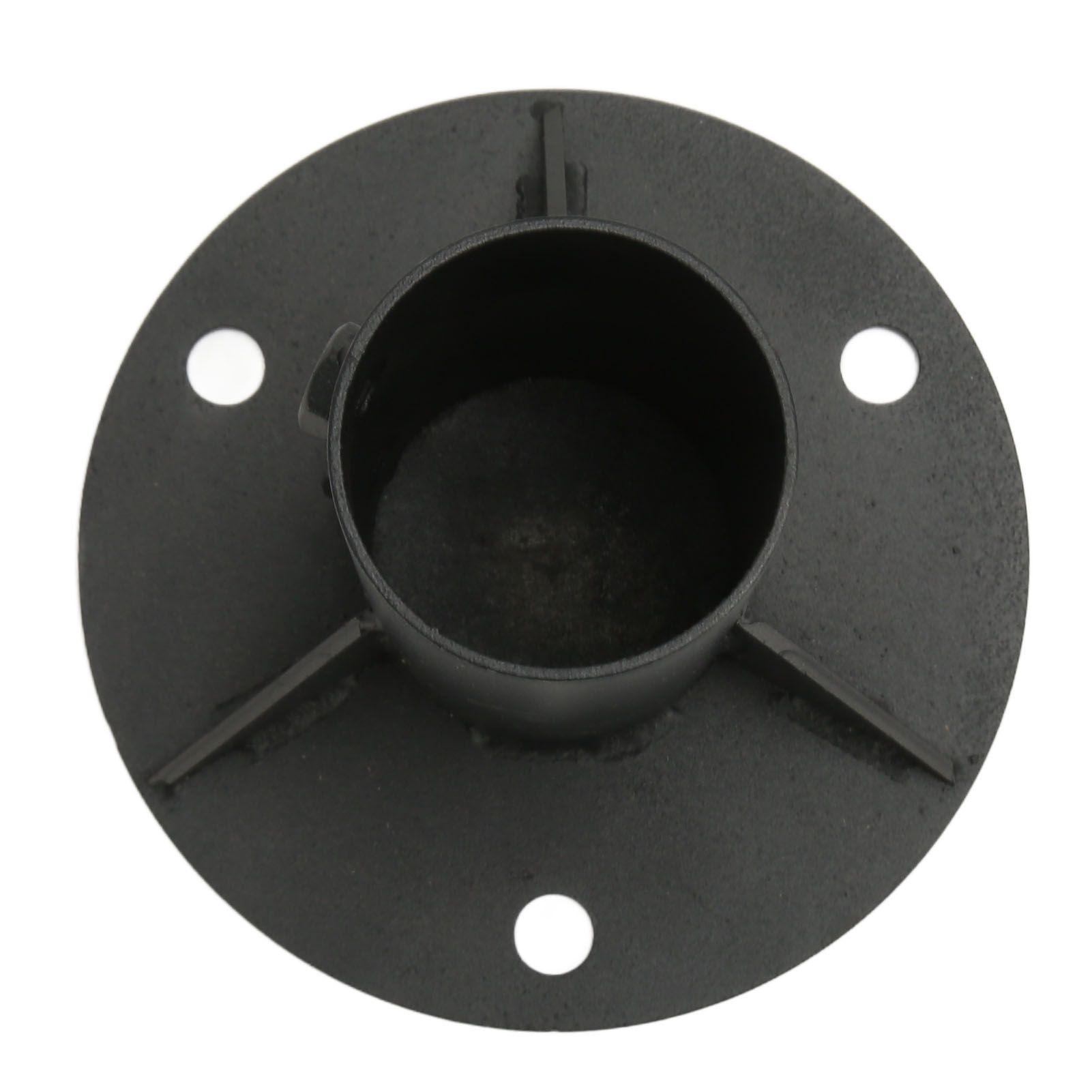 Chain Link Fence Pole Floor Flange Base Flange Heavy Solid Fence Post Concrete Mount for Holding Fence Mailbox Flag Round Posts 65mm / 2.6in - Image 6
