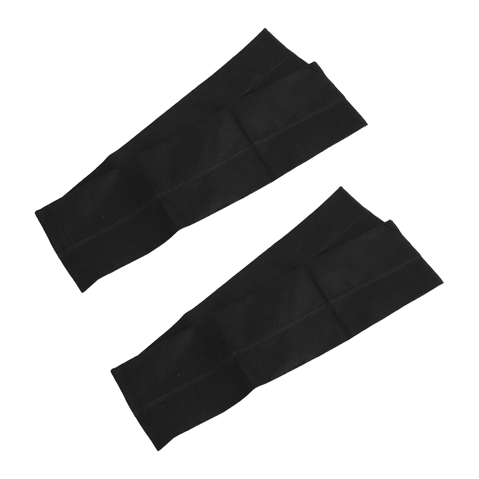 2Pcs 5ft Water Activated Flood Barriers Non Woven Absorbent Resin Double Layer Floor Prevention Bags for Home Door Garage Basement 20x150 - Image 1