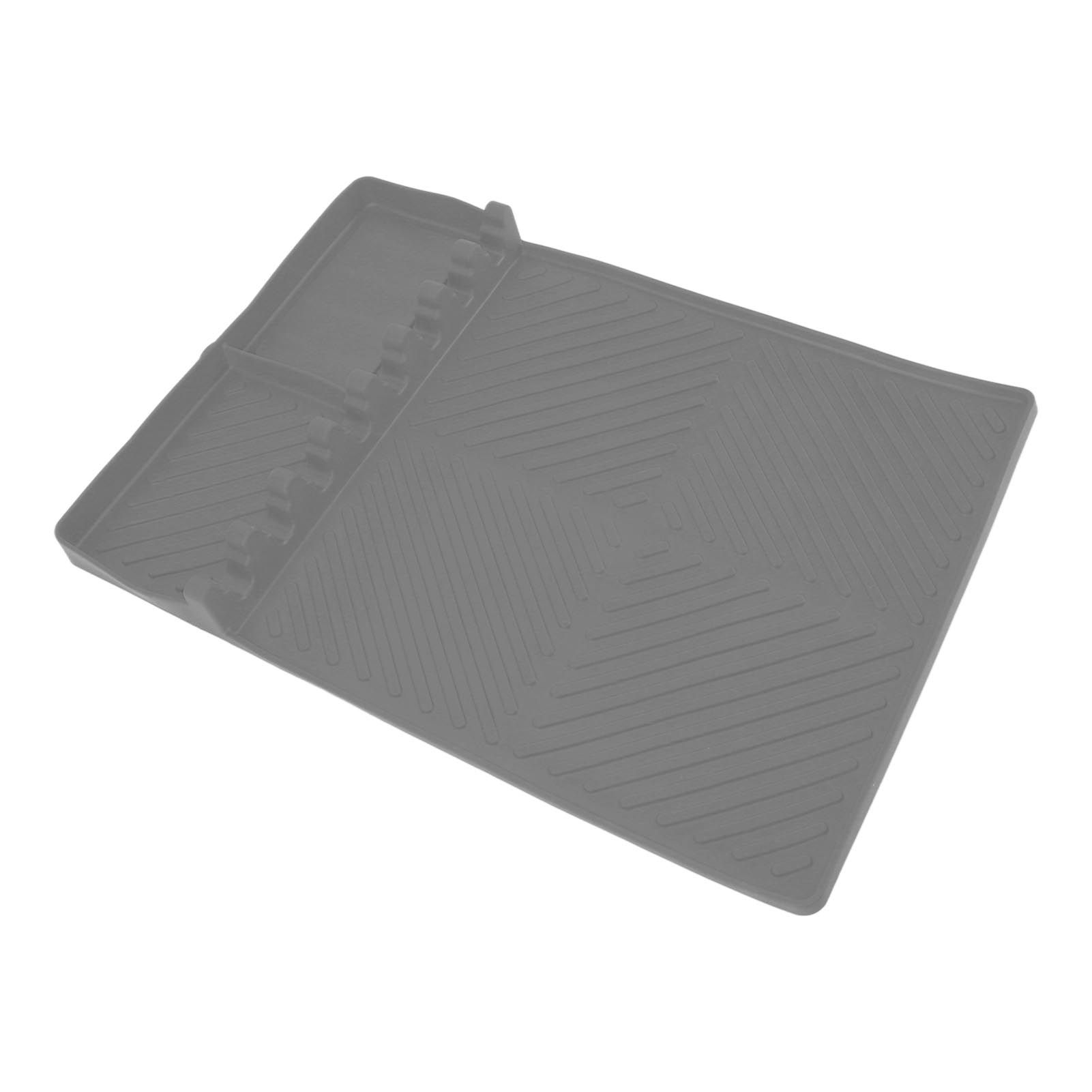 Grill Tools Mat Silicone 8 Slots 16x11.5in Anti Slip Heat Resistant Easy to Clean Griddle Accessories for Kitchen Cooking Grey - Image 6