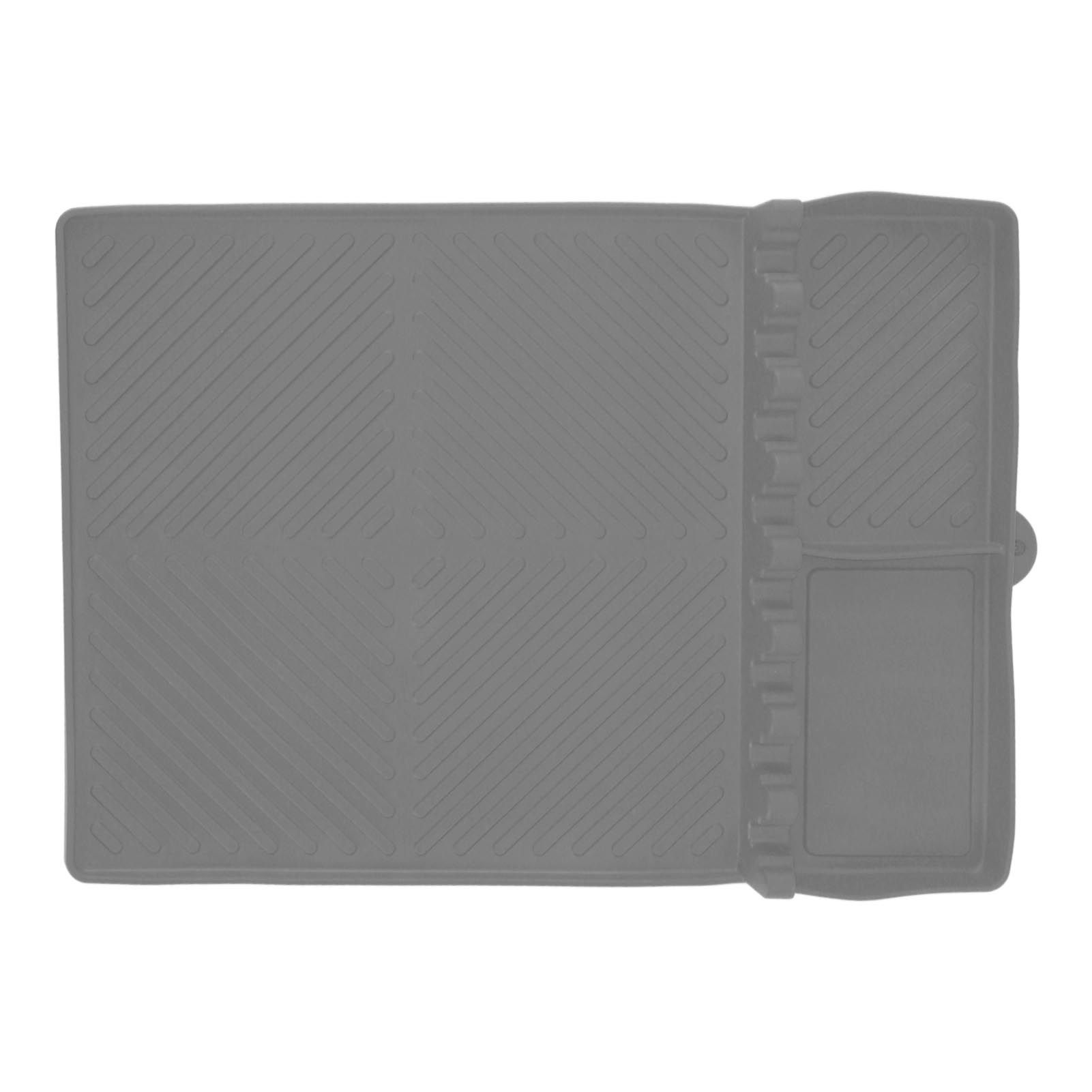 Grill Tools Mat Silicone 8 Slots 16x11.5in Anti Slip Heat Resistant Easy to Clean Griddle Accessories for Kitchen Cooking Grey - Image 8