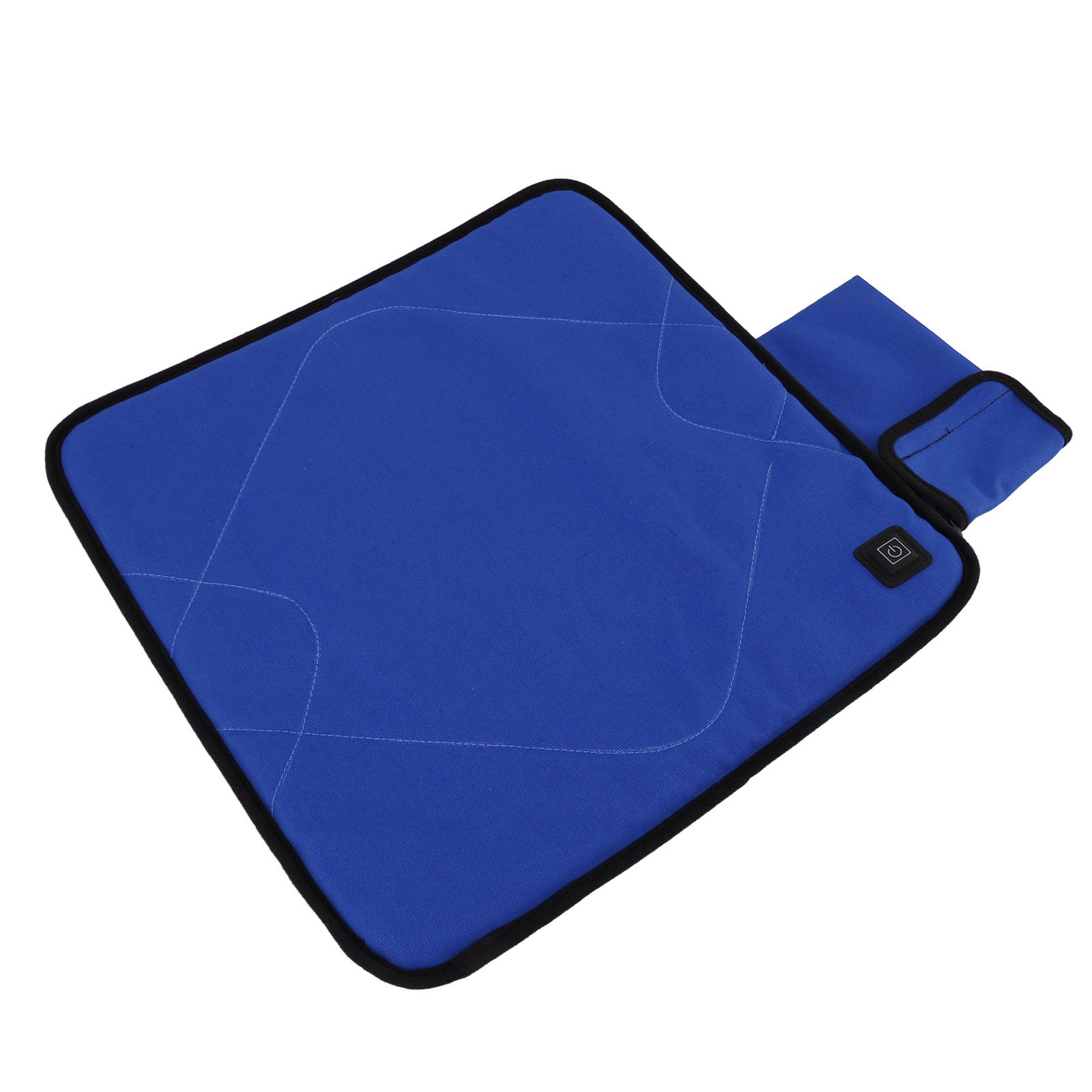 Portable Heated Seat Cushion Adjustable Temperature USB Heating Seat Cushion for Autumn Winter Camping Fishing Sapphire Blue - Image 4
