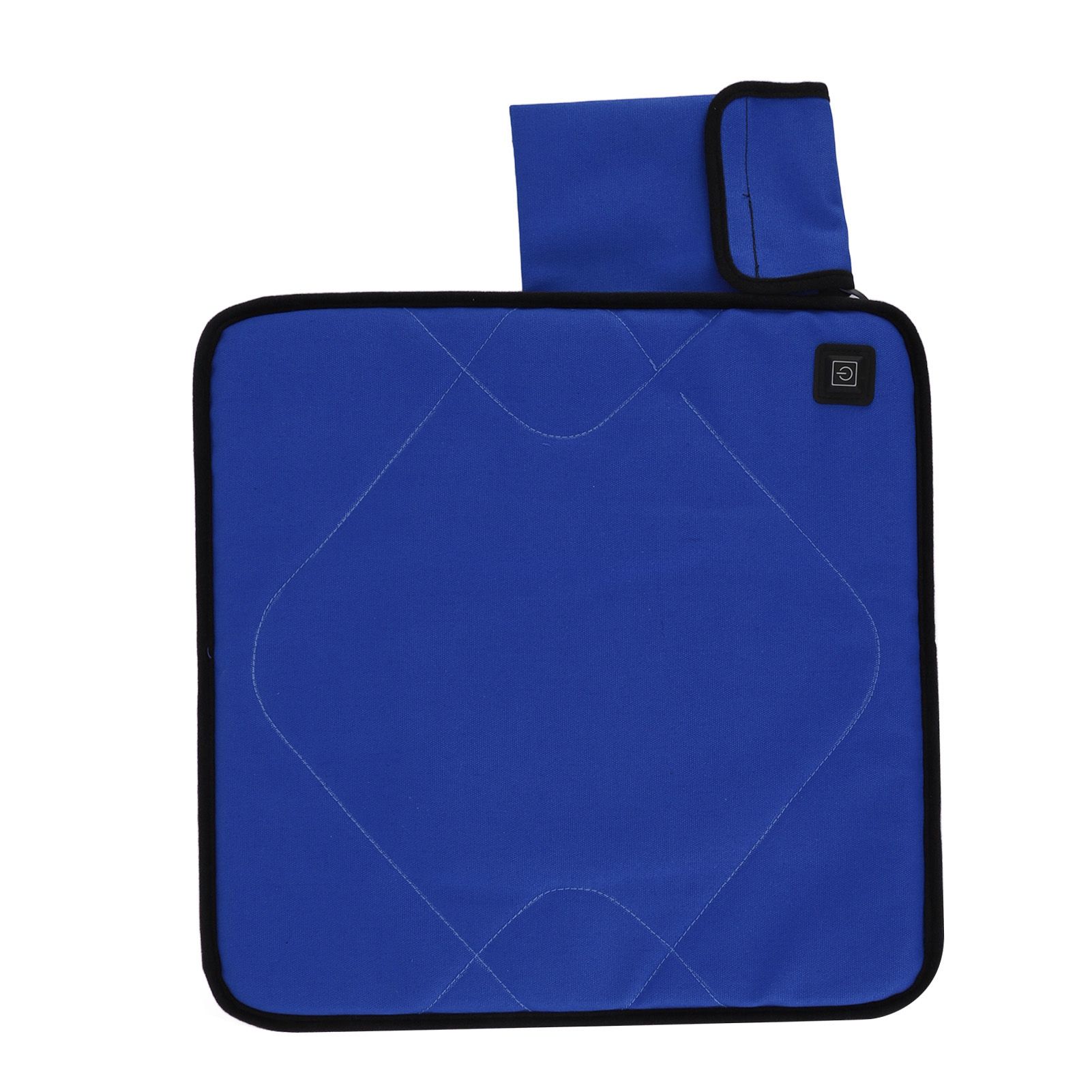 Portable Heated Seat Cushion Adjustable Temperature USB Heating Seat Cushion for Autumn Winter Camping Fishing Sapphire Blue - Image 8