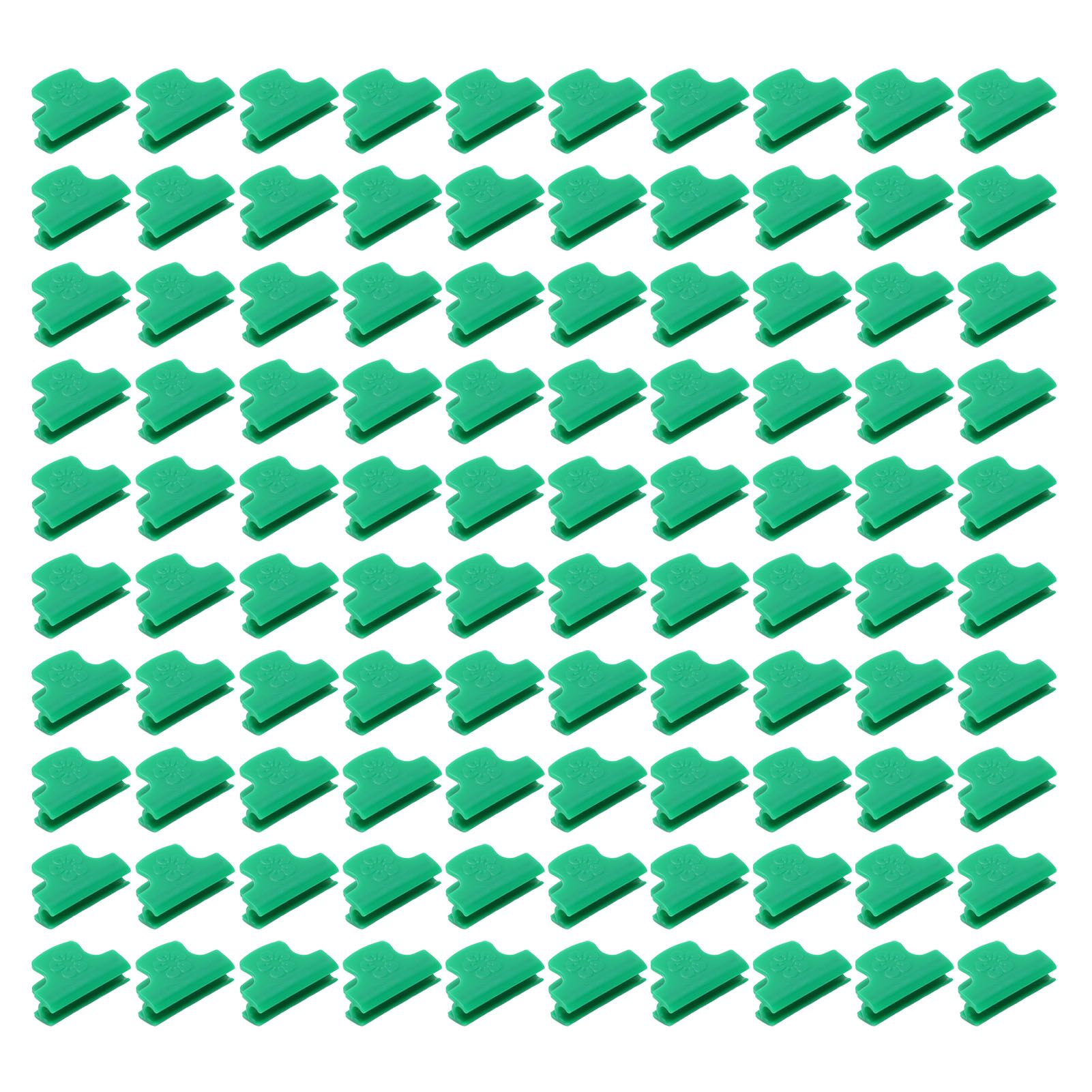 100Pcs 6mm Plastic Greenhouse Film Clamps Pipe Clamps Greenhouse Covering Accessories for Fixing - Image 1