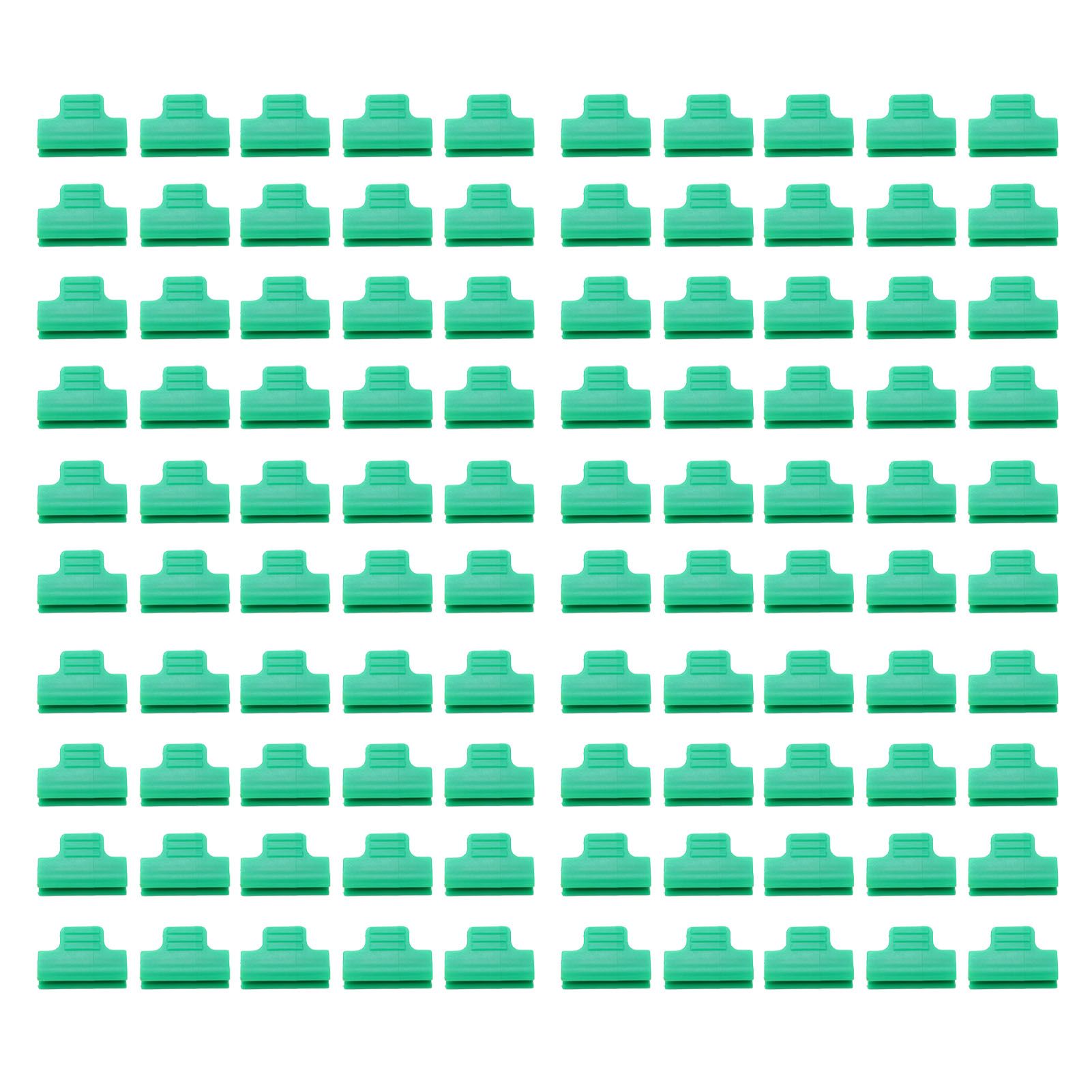 100pcs Greenhouse Clamps Film Row Cover Netting Tunnel Hoop Clip Frame Shading Net Rod Clip Greenhouse Film Clamps 8mm / 0.3in - Image 1