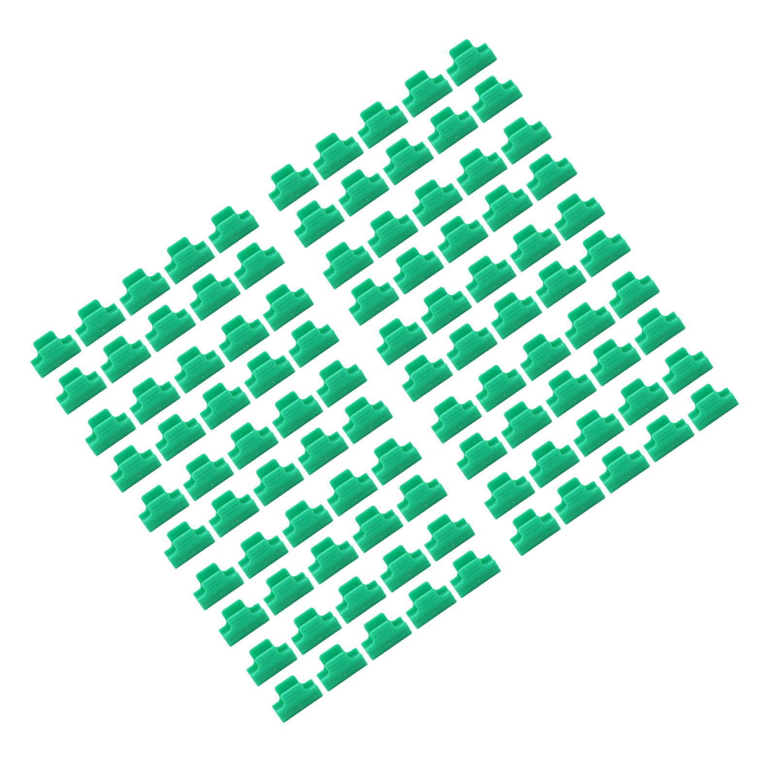 100pcs Greenhouse Clamps Film Row Cover Netting Tunnel Hoop Clip Frame Shading Net Rod Clip Greenhouse Film Clamps 8mm / 0.3in - Image 8