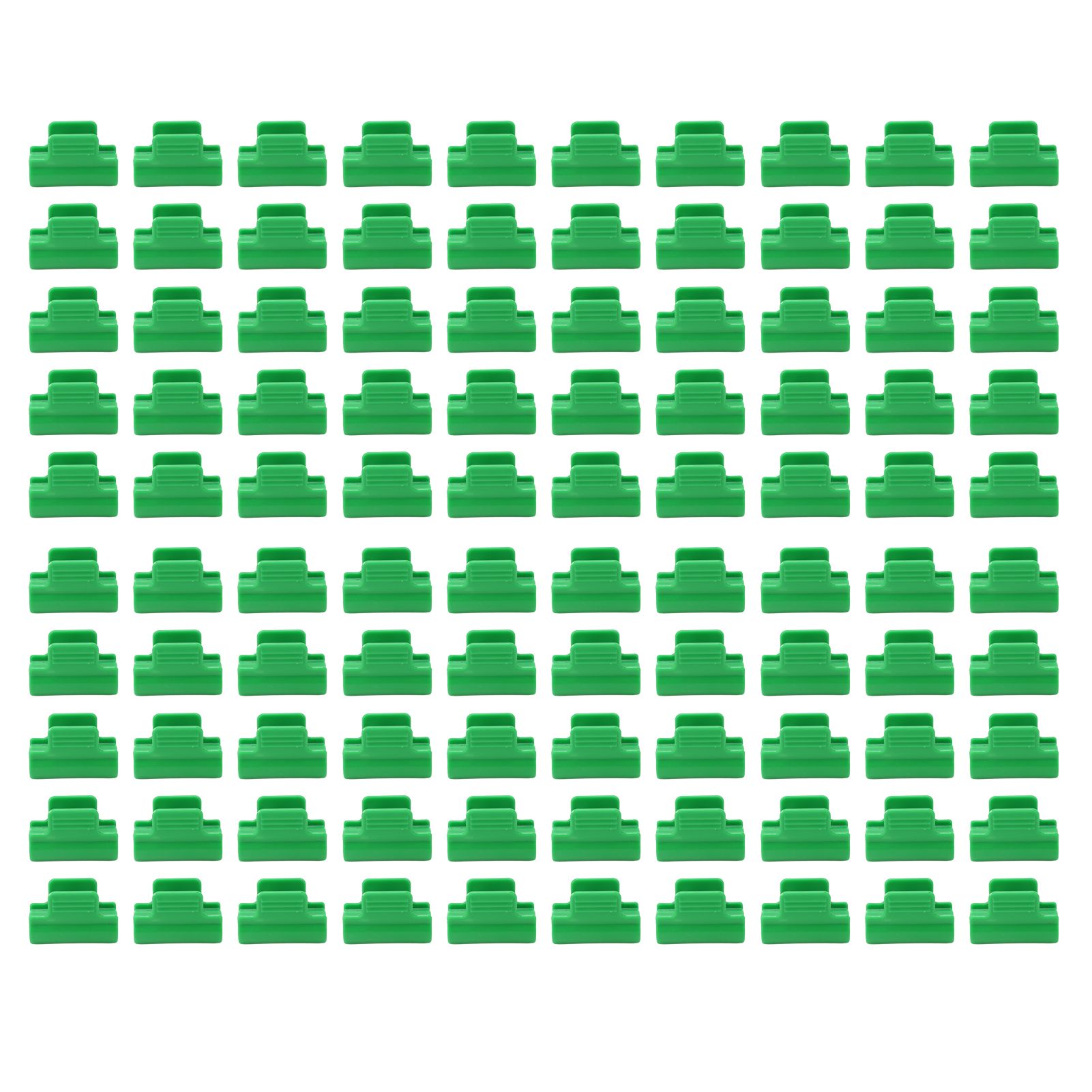 100 PCS Garden Shed Clamps Plastic Stable Versatile Film Shading Net Clips for Greenhouse 16mm/0.63in - Image 1