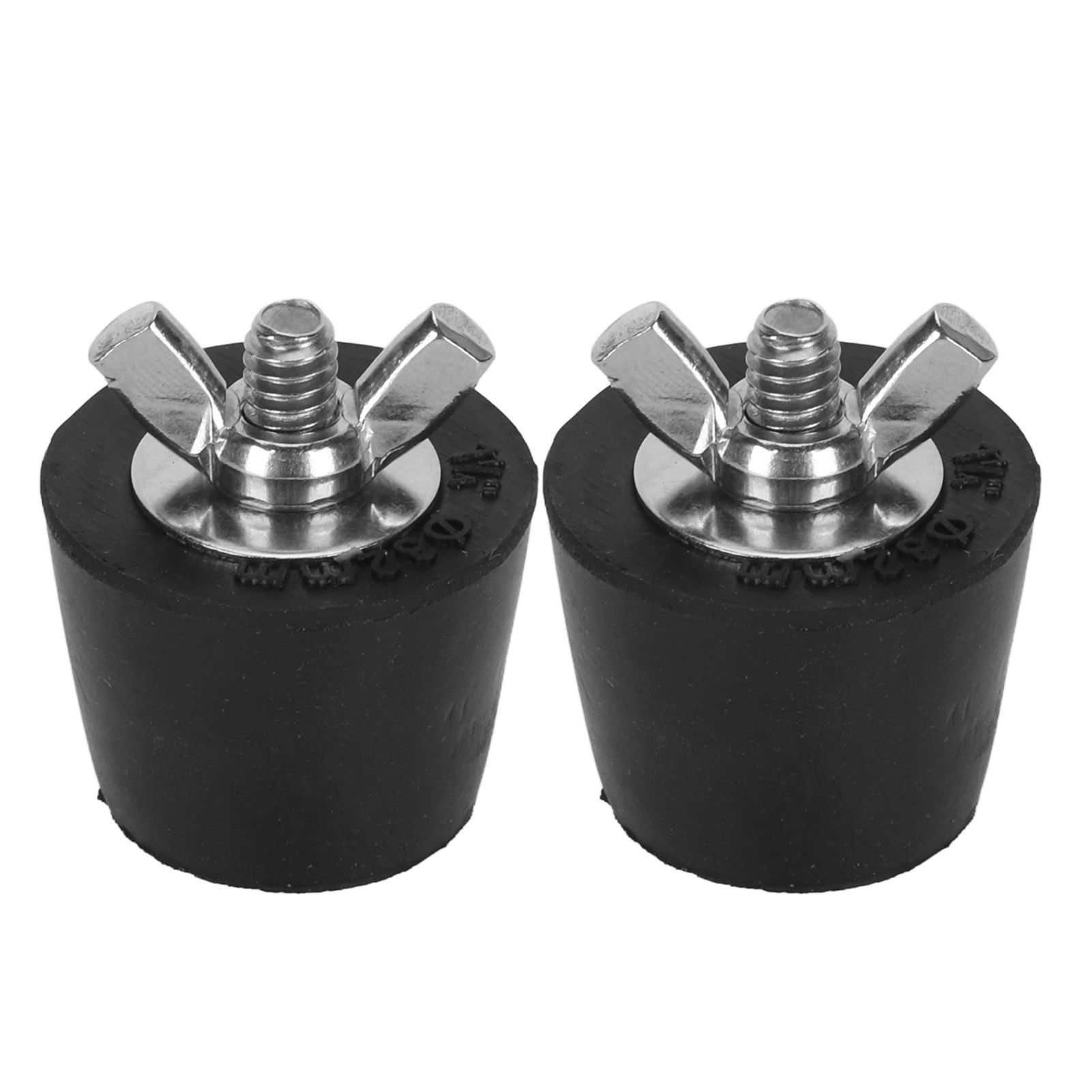 2PCS Pool Winterizing Plug Rubber Stainless Steel Pool Winter Expansion Plugs for Swimming Pool Pipework Winter Fittings 32mm/1.3in - Image 1