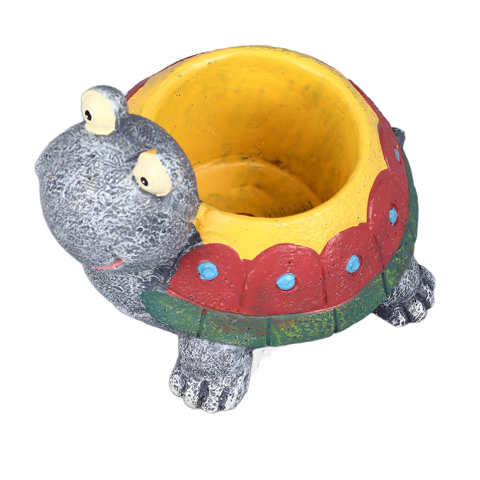 Succulent Planter Tortoise Shape Drainage Holes Stable Base Durable Resin Flower Pot for Cactus Plant Micro Landscape - Image 7