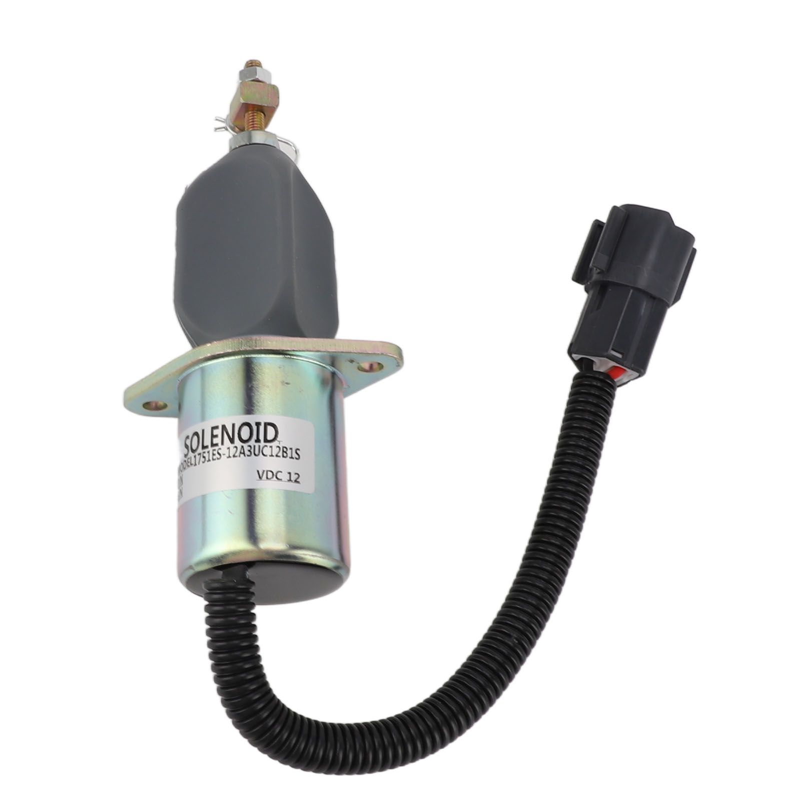 12V Fuel Shut Off Solenoid 1751ES 12A3UC12B1S Accurate Fuel Cut Off Stop Solenoid Valve for Generator Engine - Image 3