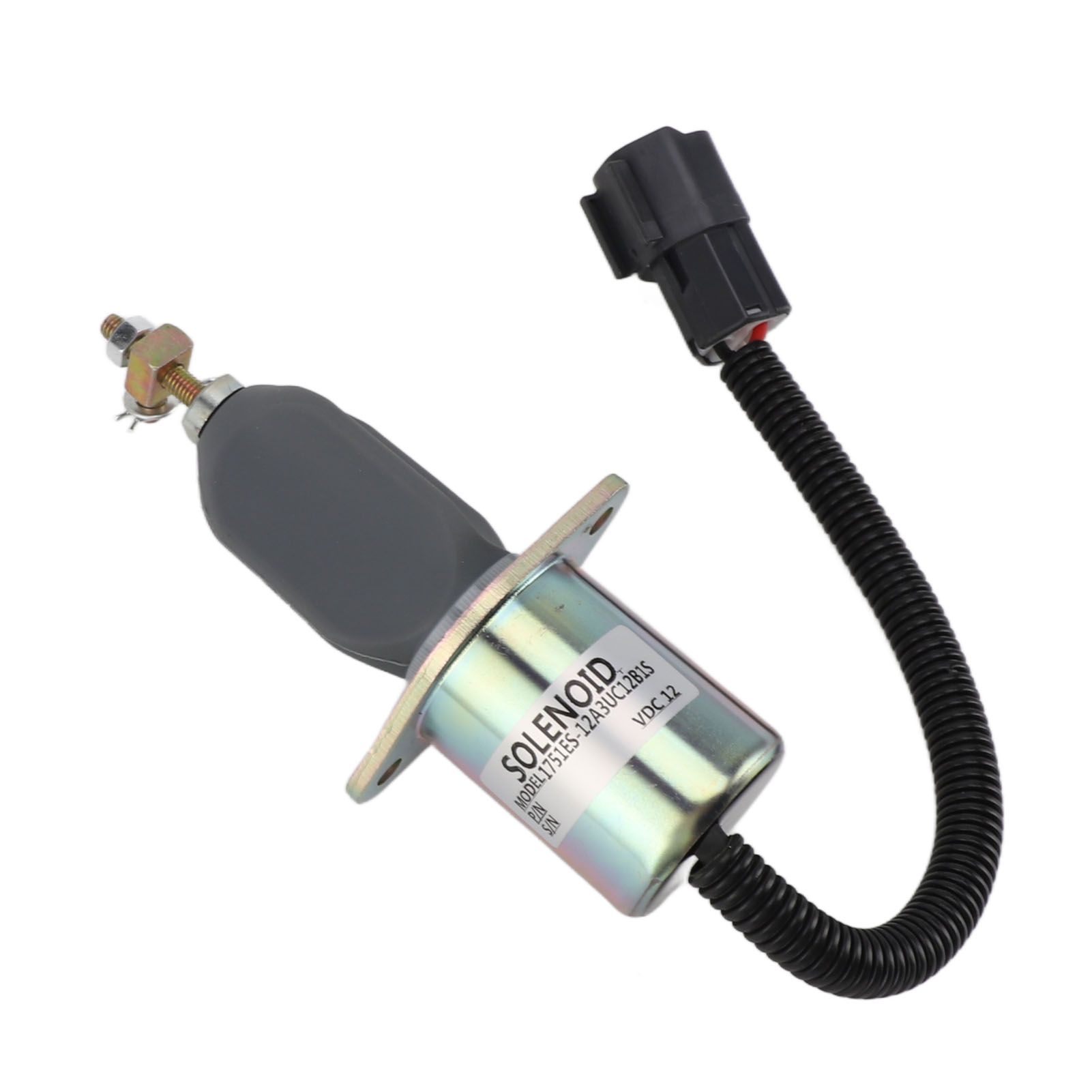 12V Fuel Shut Off Solenoid 1751ES 12A3UC12B1S Accurate Fuel Cut Off Stop Solenoid Valve for Generator Engine - Image 4