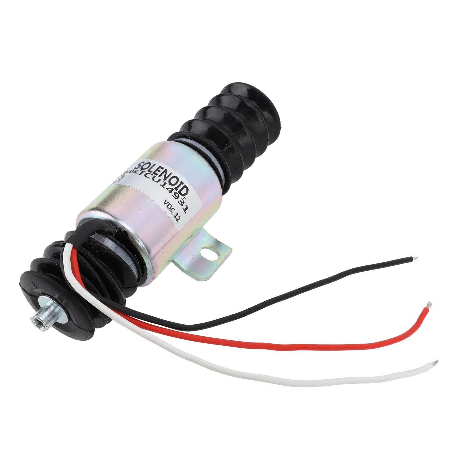 TCU14931 Electric Generator Flameout Solenoid Valve 12V 55mm Fuel Shutoff Solenoid Valve for Machine Processing Hydraulic System - Image 2