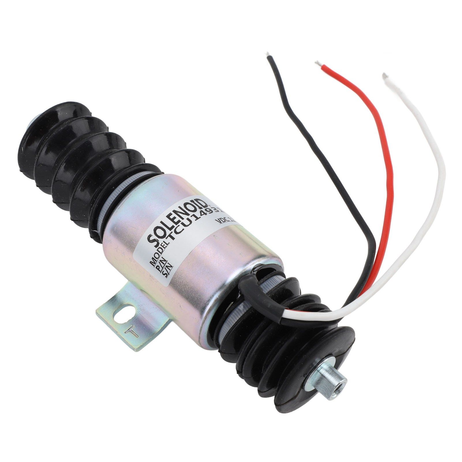 TCU14931 Electric Generator Flameout Solenoid Valve 12V 55mm Fuel Shutoff Solenoid Valve for Machine Processing Hydraulic System - Image 3