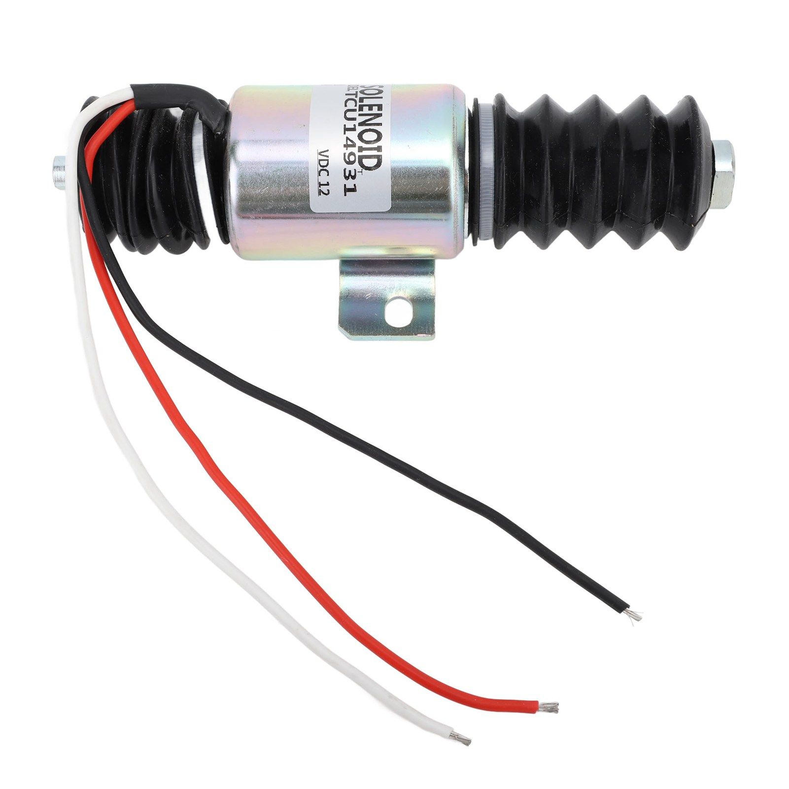 TCU14931 Electric Generator Flameout Solenoid Valve 12V 55mm Fuel Shutoff Solenoid Valve for Machine Processing Hydraulic System - Image 4