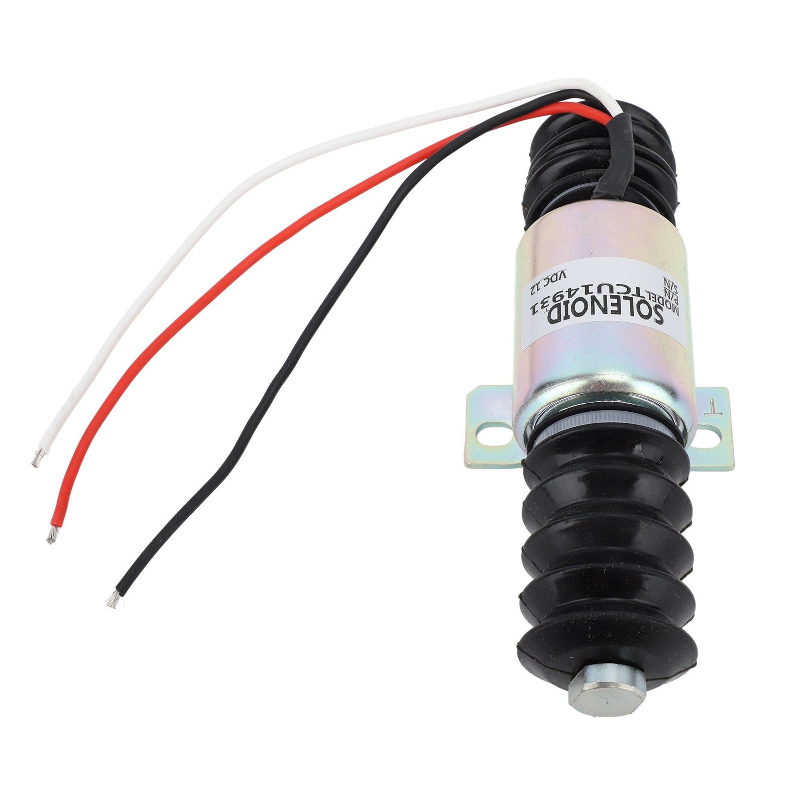 TCU14931 Electric Generator Flameout Solenoid Valve 12V 55mm Fuel Shutoff Solenoid Valve for Machine Processing Hydraulic System - Image 6