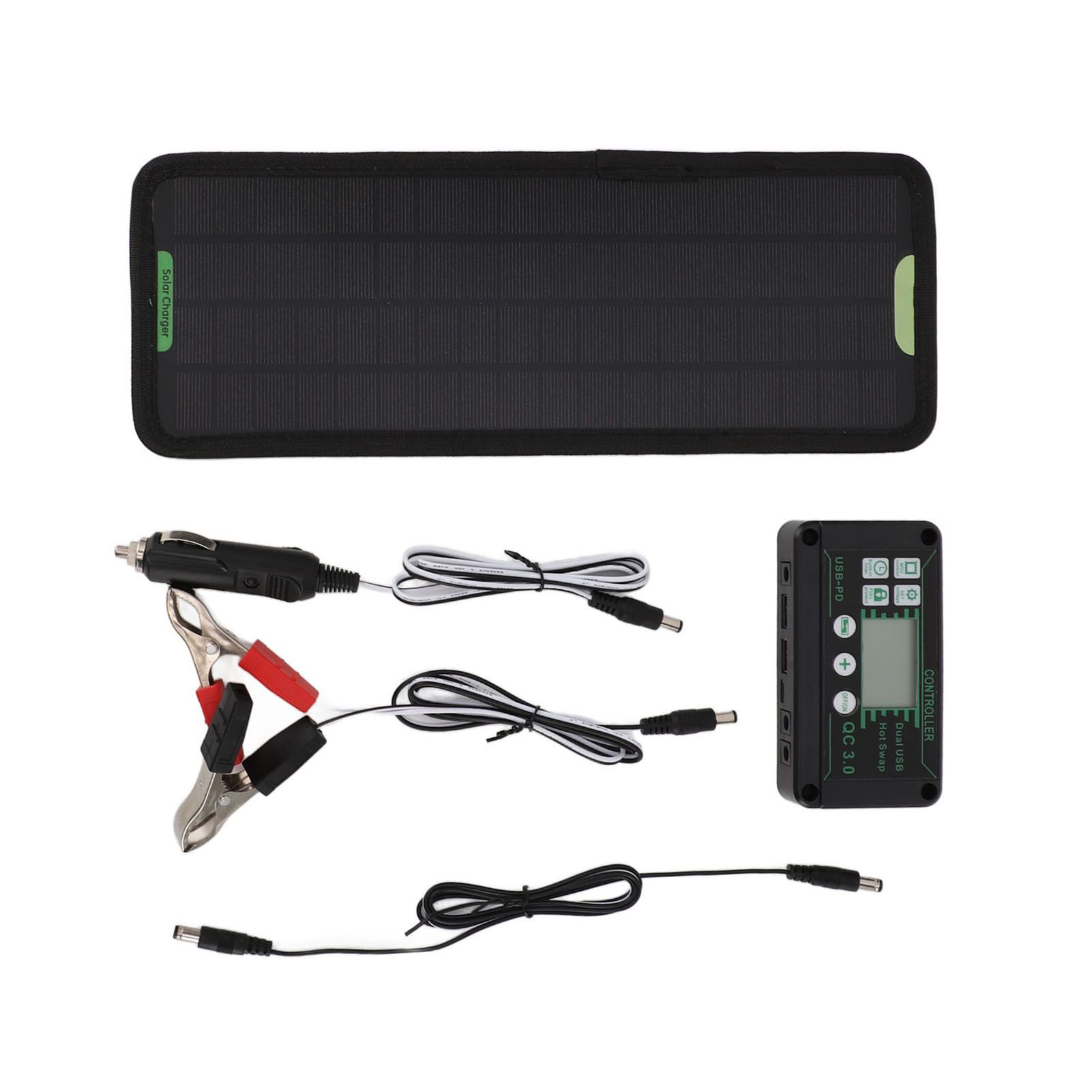 12V 10W MPPT Solar Charge Controller Power Loss Prevention Waterproof 12V Solar Panel Battery Charger Controller Black - Image 6