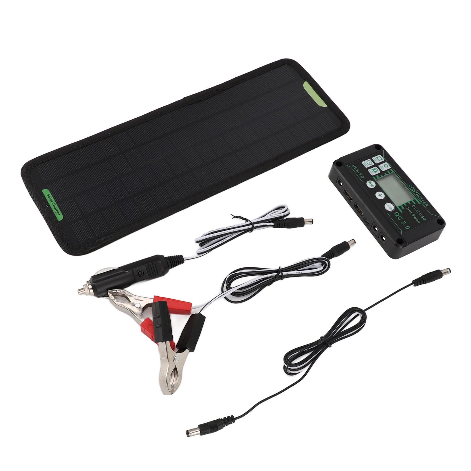 12V 10W MPPT Solar Charge Controller Power Loss Prevention Waterproof 12V Solar Panel Battery Charger Controller Black - Image 7