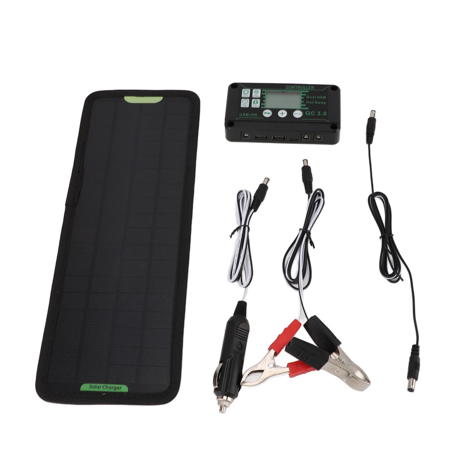 12V 10W MPPT Solar Charge Controller Power Loss Prevention Waterproof 12V Solar Panel Battery Charger Controller Black - Image 8