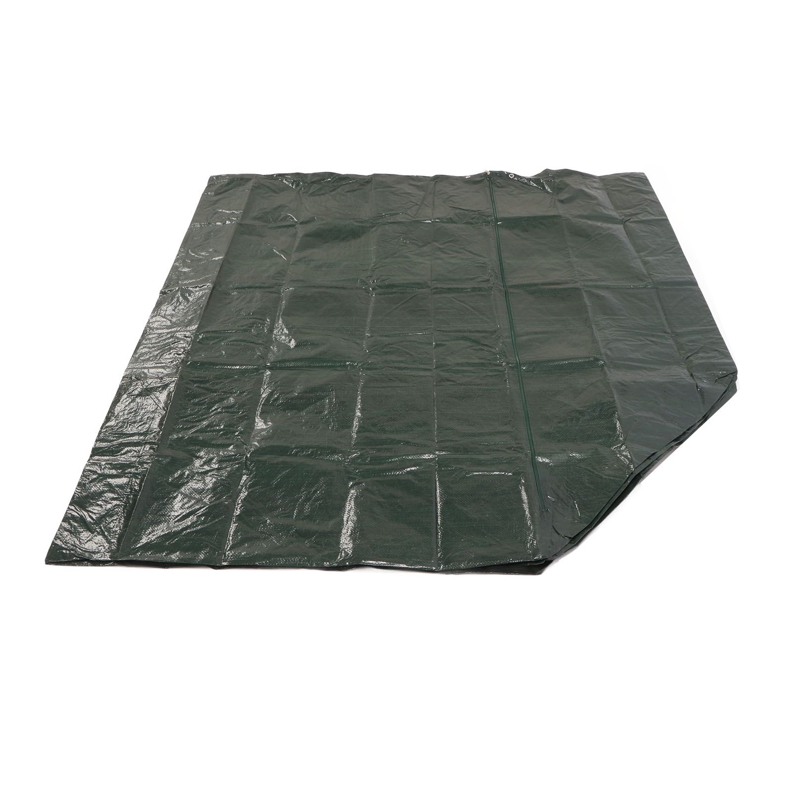 2 Seater Outdoor Swing Cover Sunscreen Rainproof PE Patio Swing Chair Cover with Double Zipper - Image 3