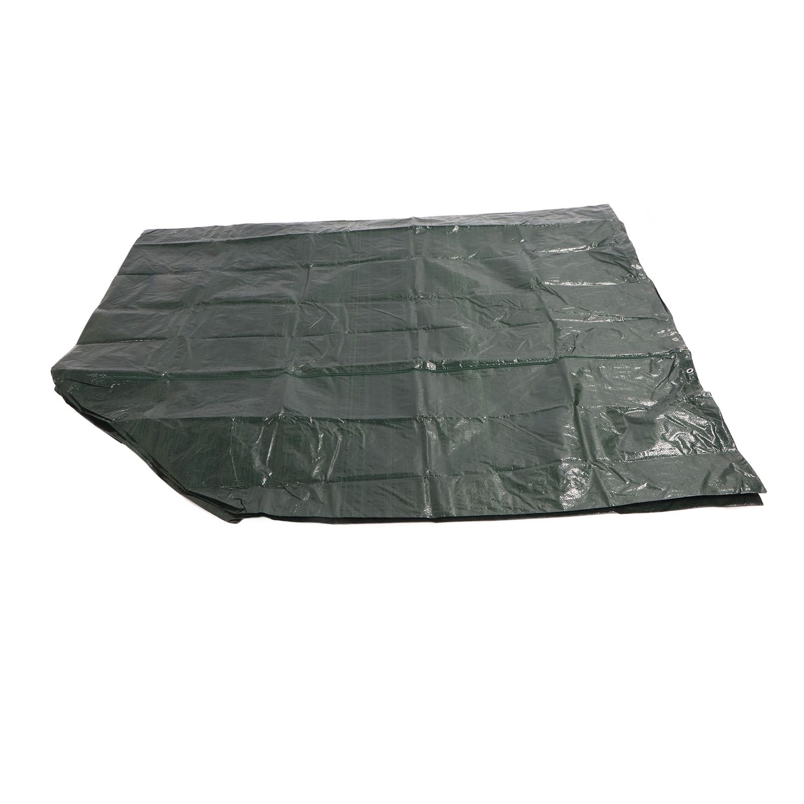 2 Seater Outdoor Swing Cover Sunscreen Rainproof PE Patio Swing Chair Cover with Double Zipper - Image 8