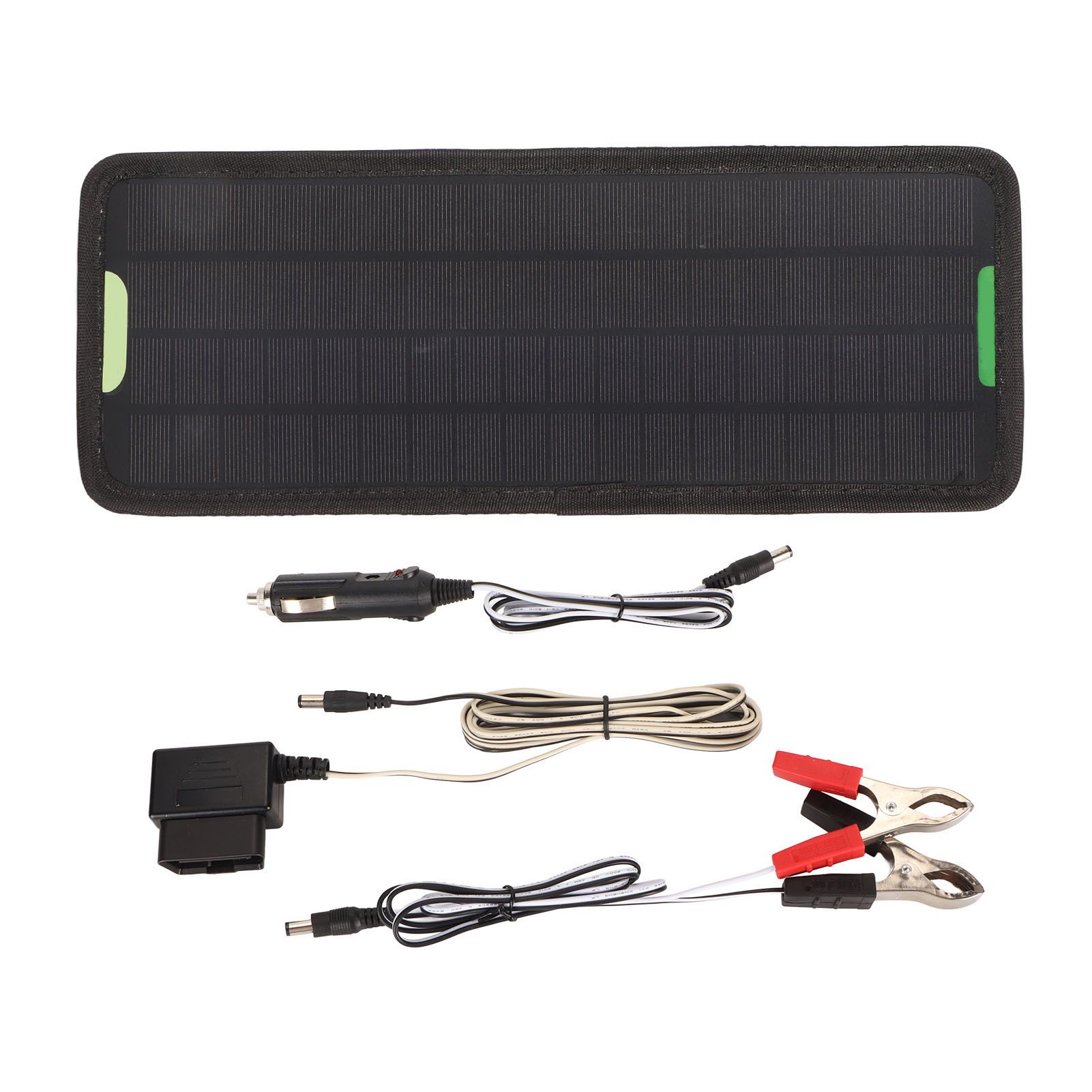 10W 12V Solar Panel Car Battery Charger Waterproof 10 Watt Solar Panel Kit OBD Car Charger - Image 1