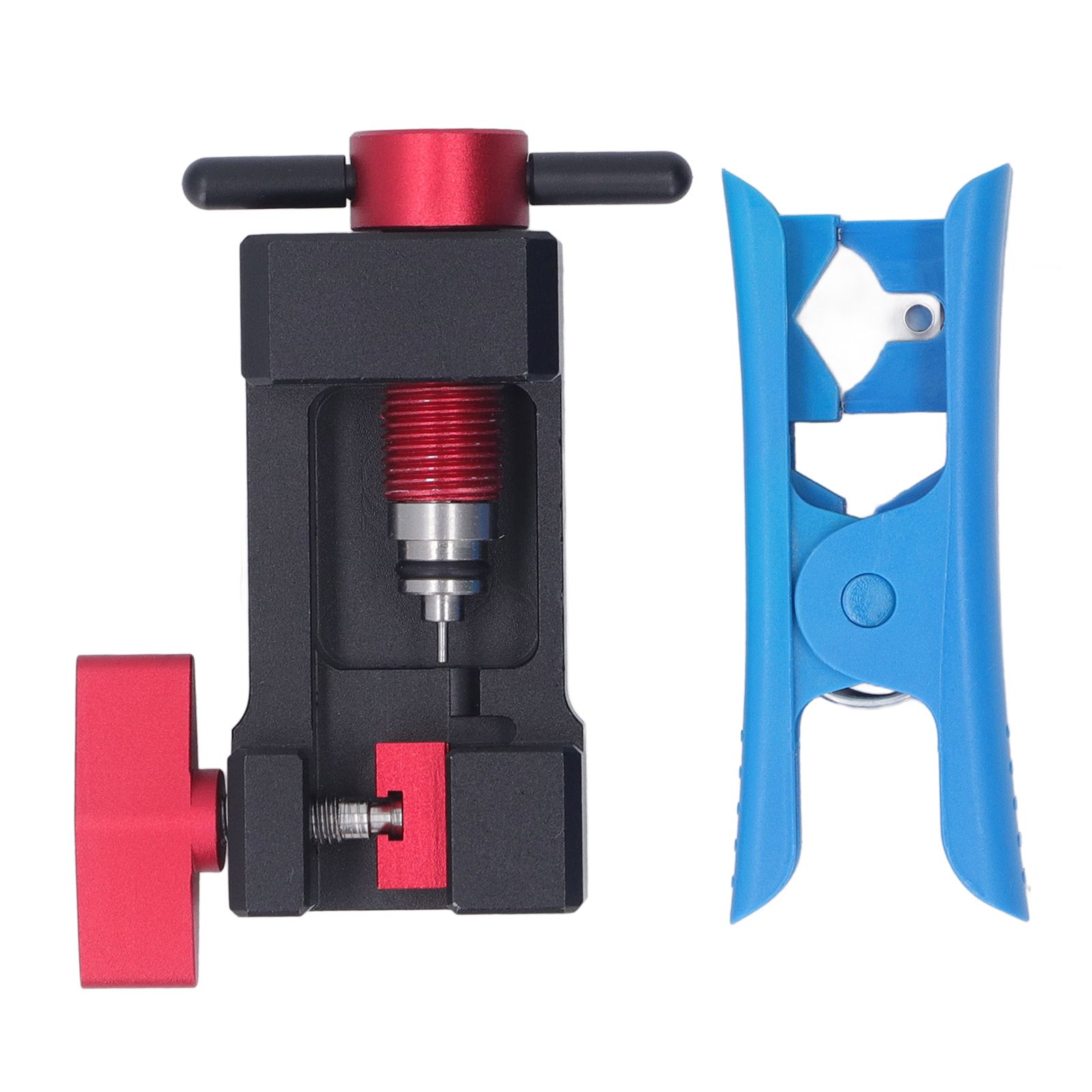 Needle Driver Insertion Tool Bicycle Hydraulic Hose Fitting Insert Tool with Hydraulic Hose Cutter Install Olive Banjo Set Tool - Image 1