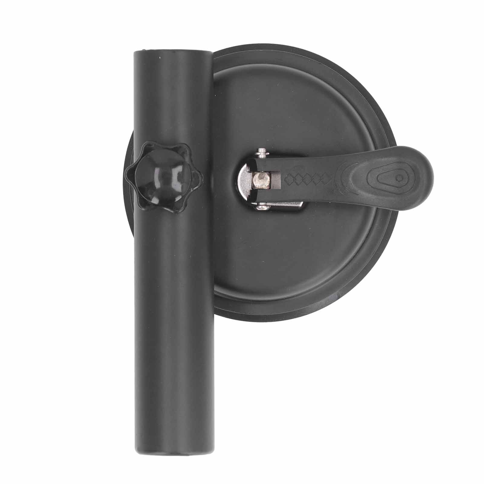 Universal Suction Cup Flag Pole Bracket Vehicle Flagpole Bracket Multi Function Flag Pole Holder Aluminum Alloy Silicone Black - Image 2