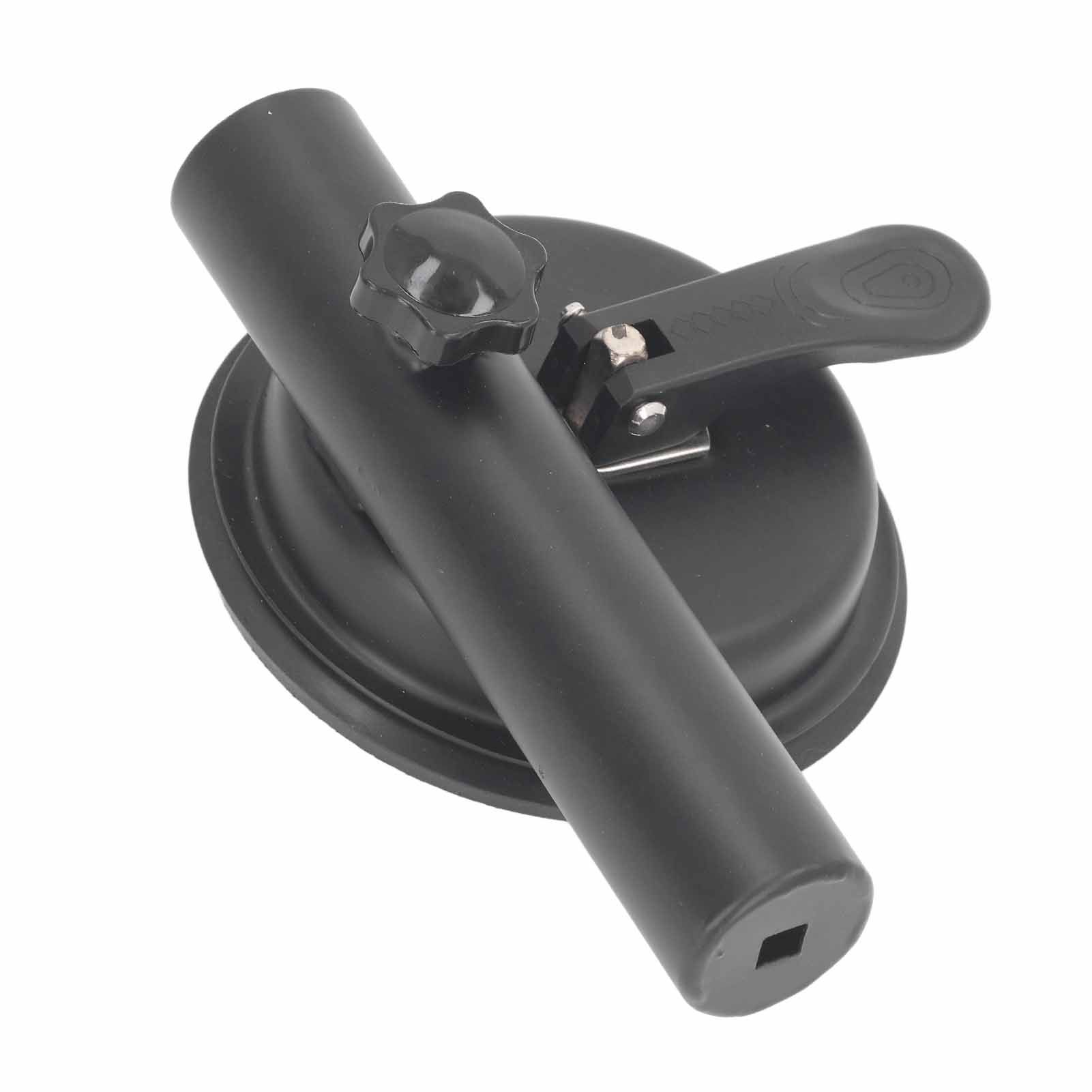 Universal Suction Cup Flag Pole Bracket Vehicle Flagpole Bracket Multi Function Flag Pole Holder Aluminum Alloy Silicone Black - Image 3
