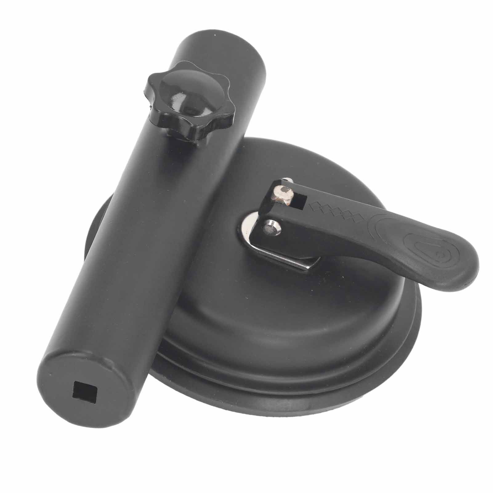 Universal Suction Cup Flag Pole Bracket Vehicle Flagpole Bracket Multi Function Flag Pole Holder Aluminum Alloy Silicone Black - Image 7
