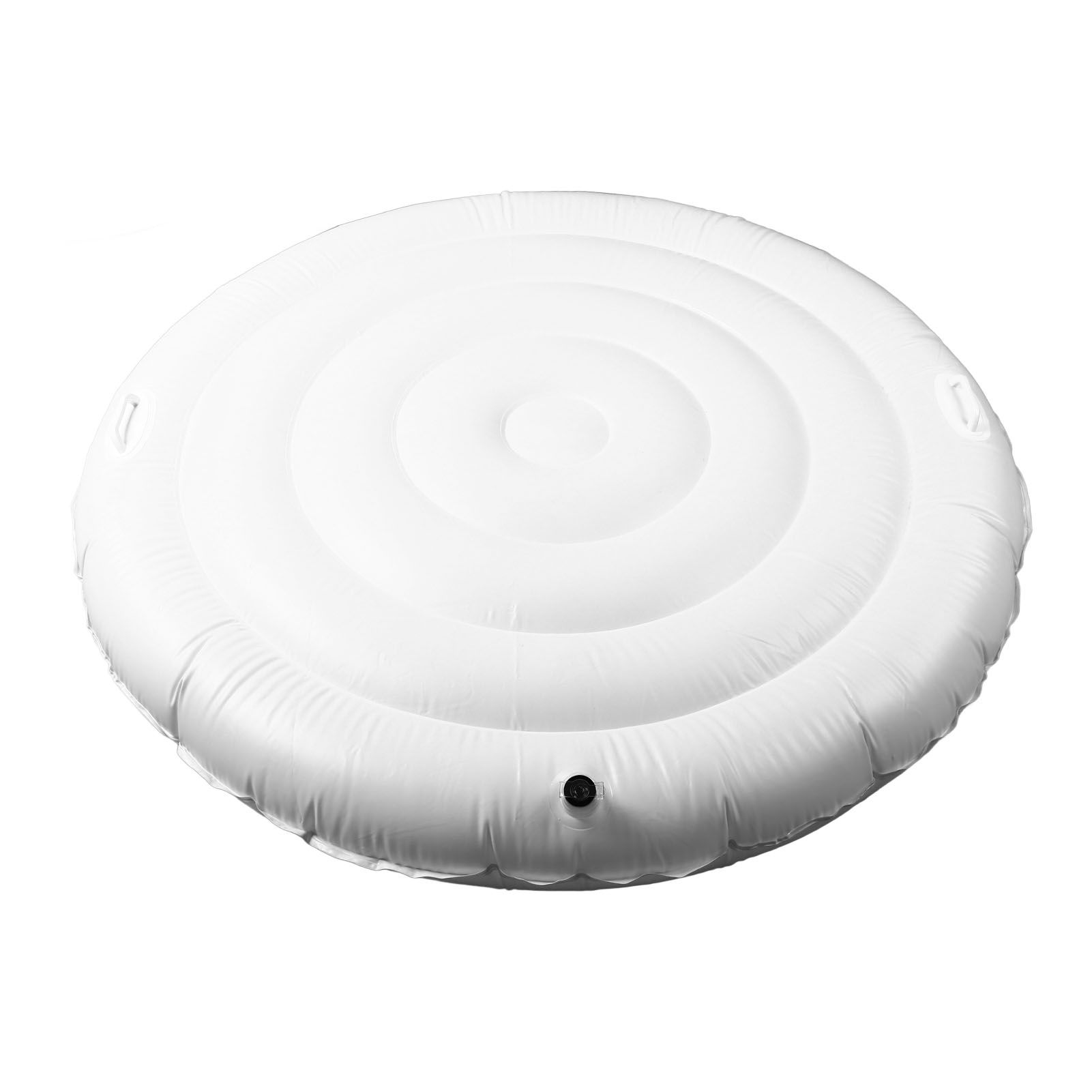 4.5 Ft Inflatable Hot Tub Cover Foldable Energy Saving Lid for Round Outdoor Inflatable Hot Tubs - Image 1