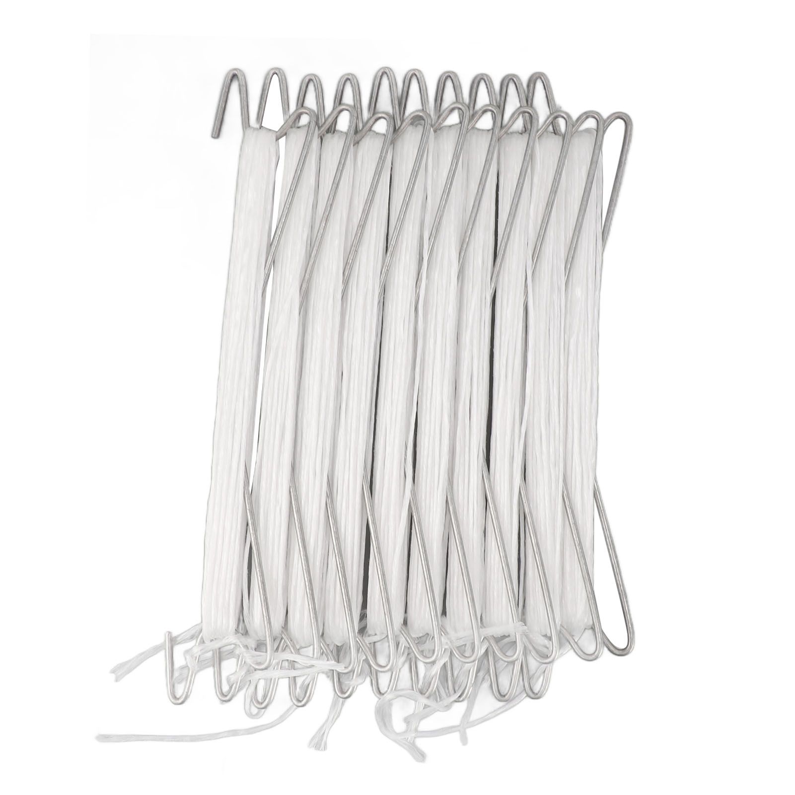 10PCS Tomato Support Hooks with Twine Plant Climbing Clips Stainless Steel Easy Use Garden Hooks for Cucumber Cherry Vegetable - Image 4