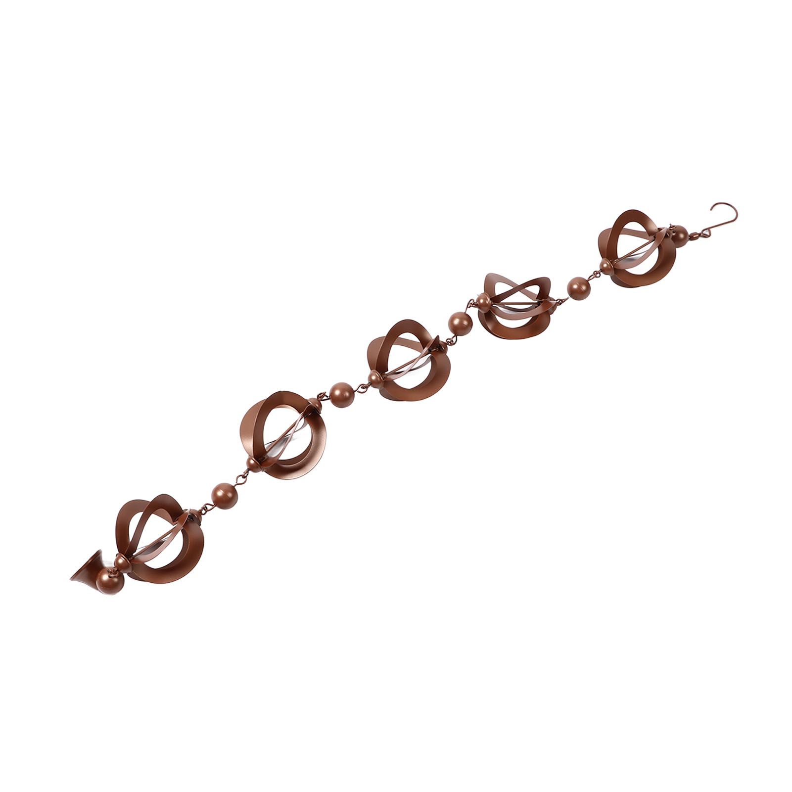 Hanging Rain Chain Metal Decorative Rotating Hollow Rain Chain for Garden Courtyard - Image 3