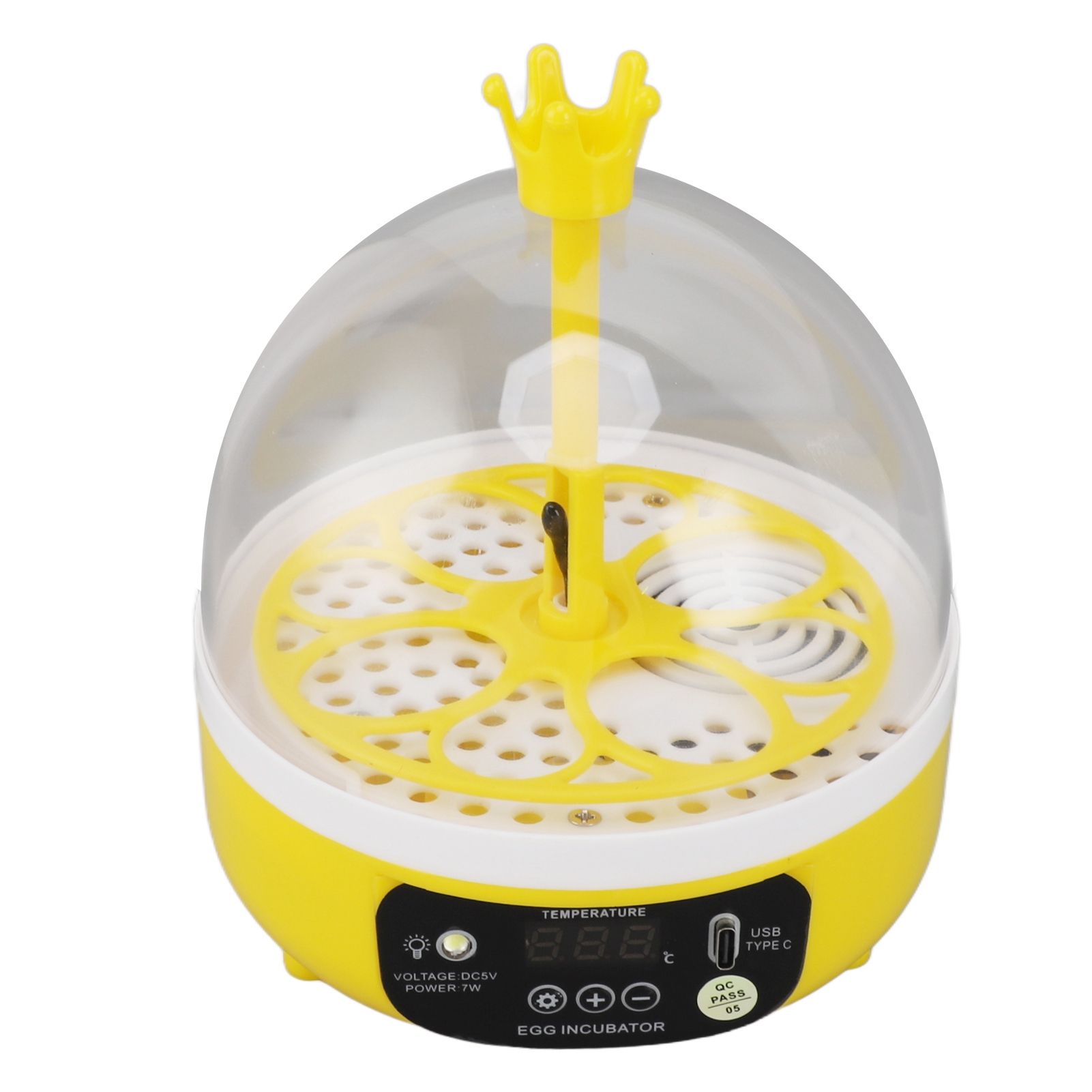 Mini Egg Incubator for Home Automatic Temperature Humidity Control 4 Eggs Candler Poultry Hatching Machine for Chickens Ducks Pigeons Auto Turning - Image 6