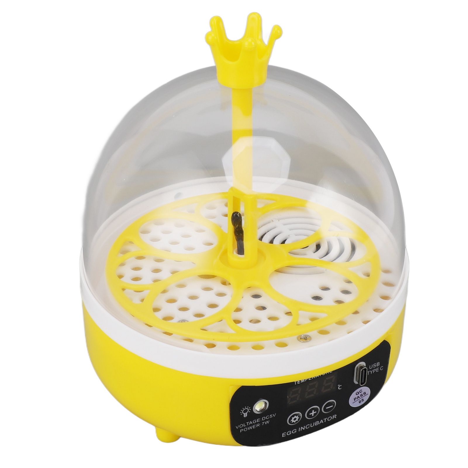 Mini Egg Incubator for Home Automatic Temperature Humidity Control 4 Eggs Candler Poultry Hatching Machine for Chickens Ducks Pigeons Auto Turning - Image 7