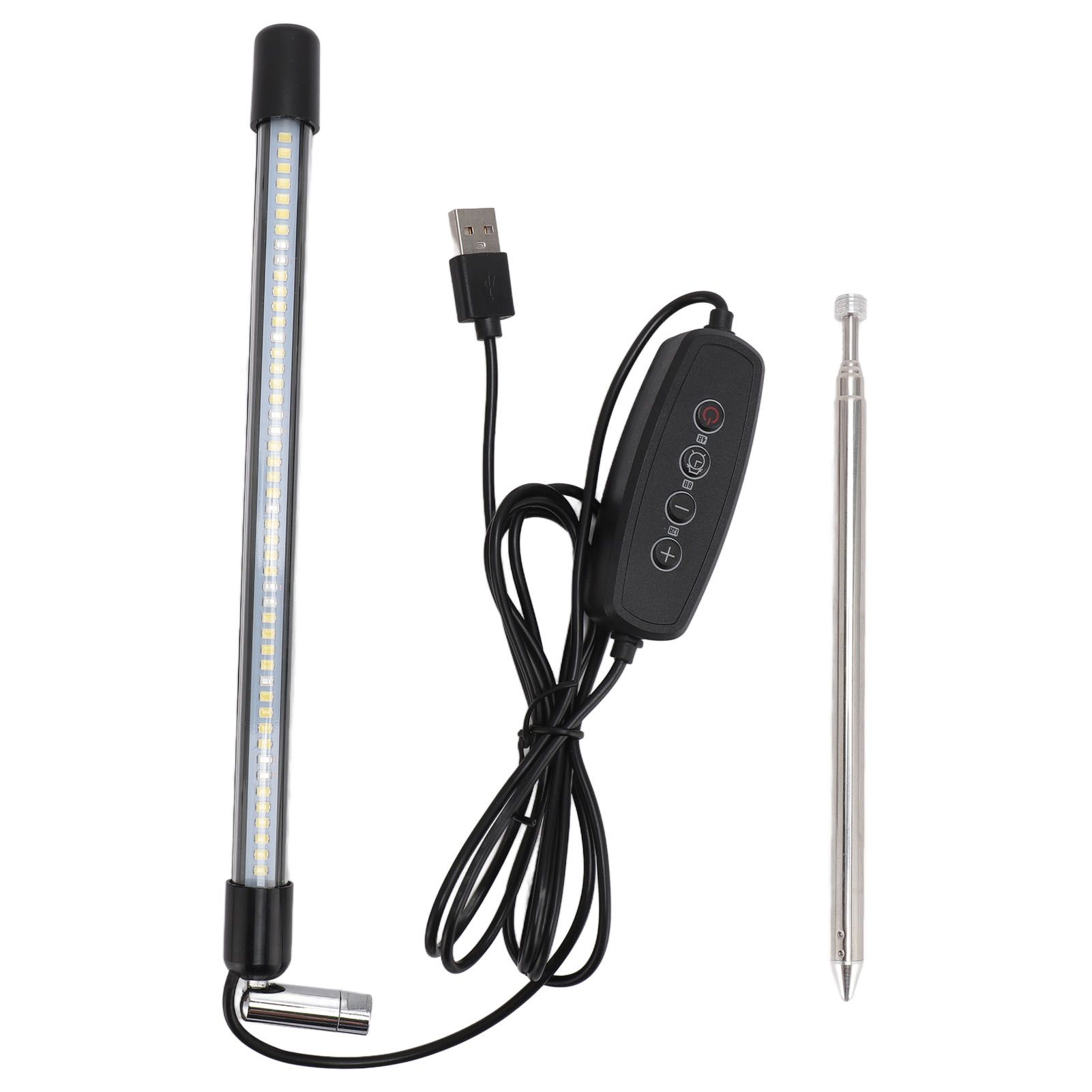 48 LEDs Plant Lamp with 4H 8H 12H Timing 6 Modes Full Spectrum 5W USB 5V Telescopic Small Grow Light for Indoor Plants - Image 1