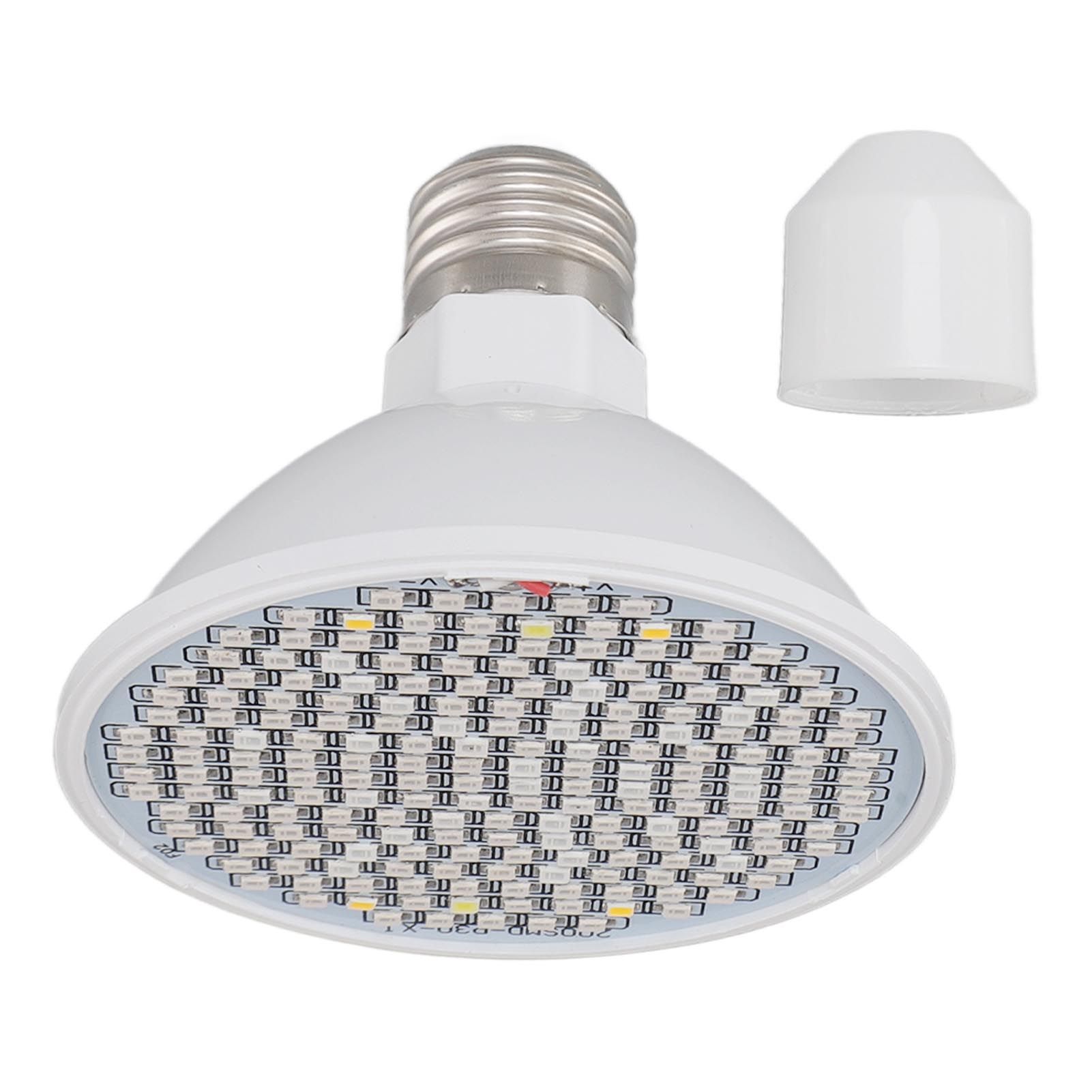 8W Indoor Plant Lamp Bulb 200 LED Heat Dissipation Full Spectrum Plant Grow Light Bulb for Home Greenhouse 110 to 220V - Image 1