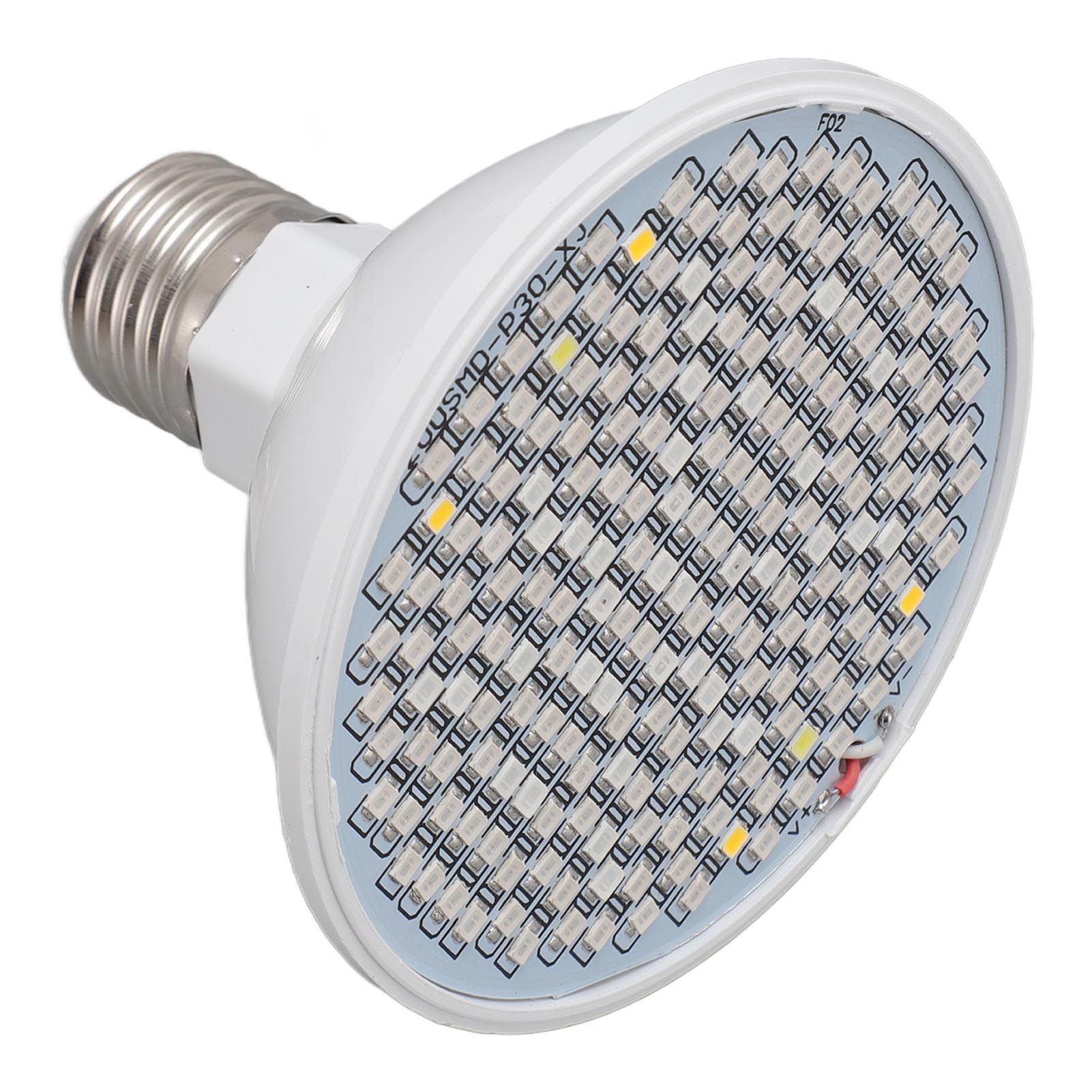 8W Indoor Plant Lamp Bulb 200 LED Heat Dissipation Full Spectrum Plant Grow Light Bulb for Home Greenhouse 110 to 220V - Image 5